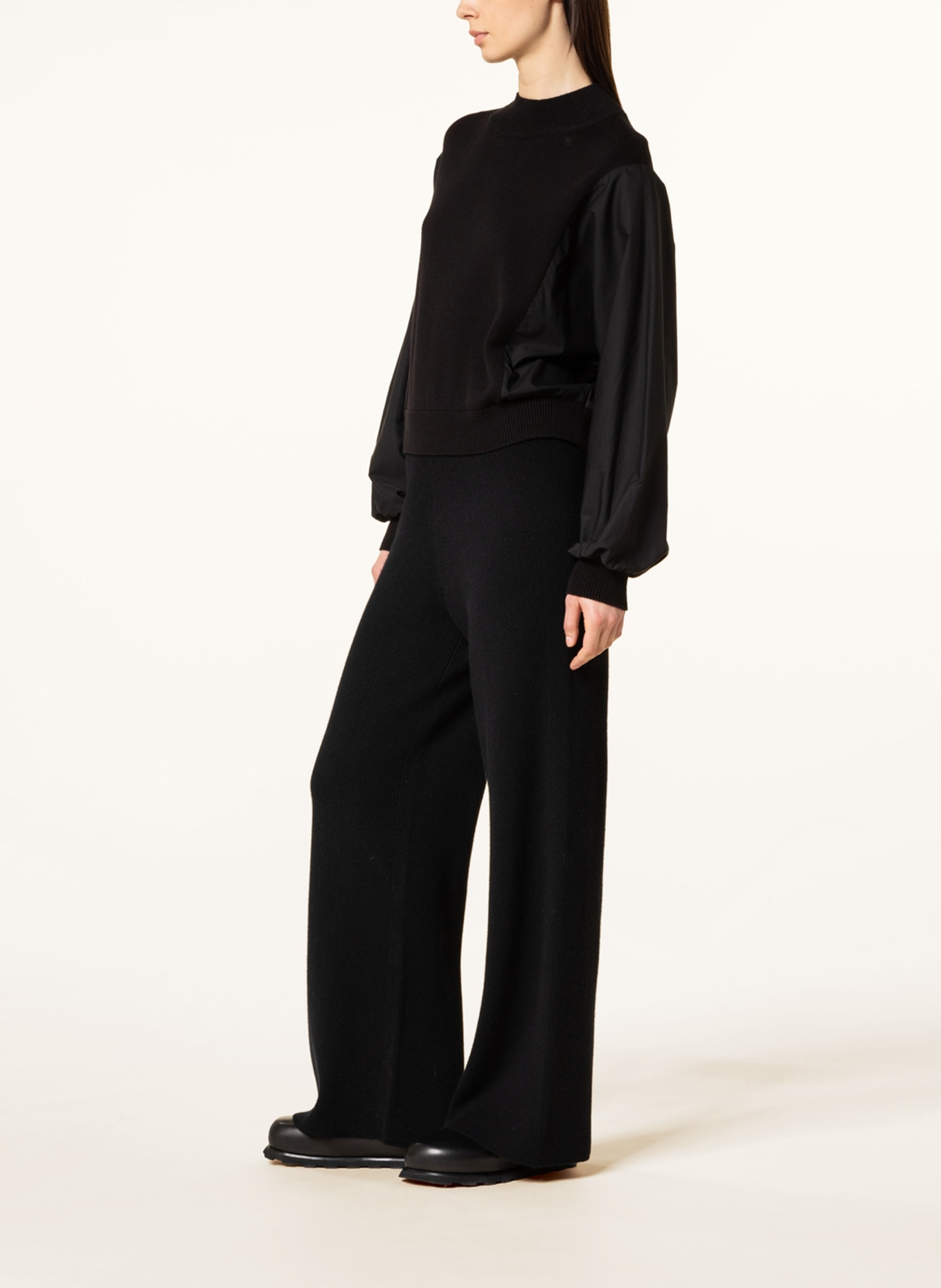 CLOSED Knit trousers , Color: BLACK (Image 4)