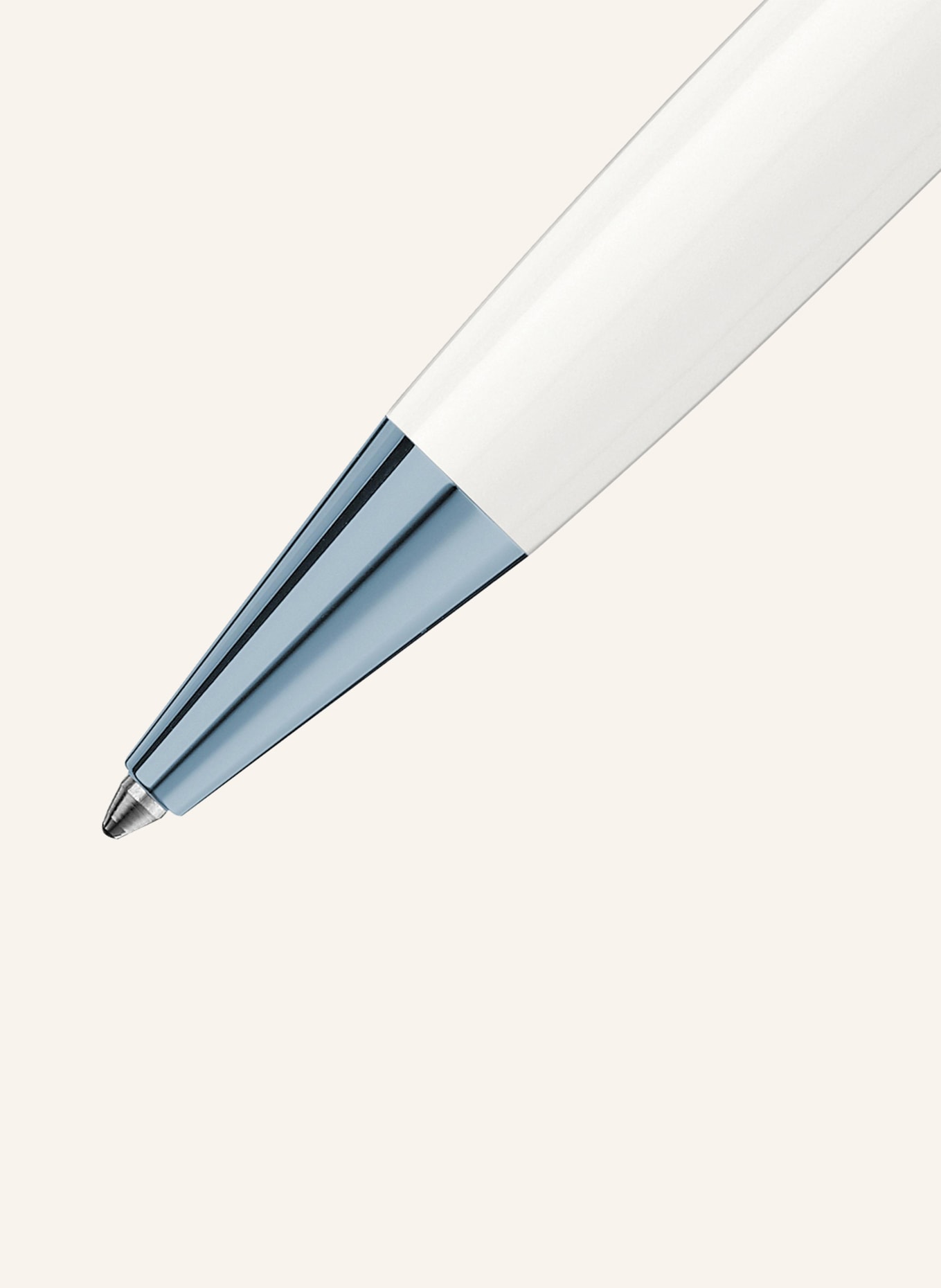 MONTBLANC Twist ballpoint pen MEISTERSTÜCK GLACIER CLASSIQUE, Color: WHITE (Image 2)