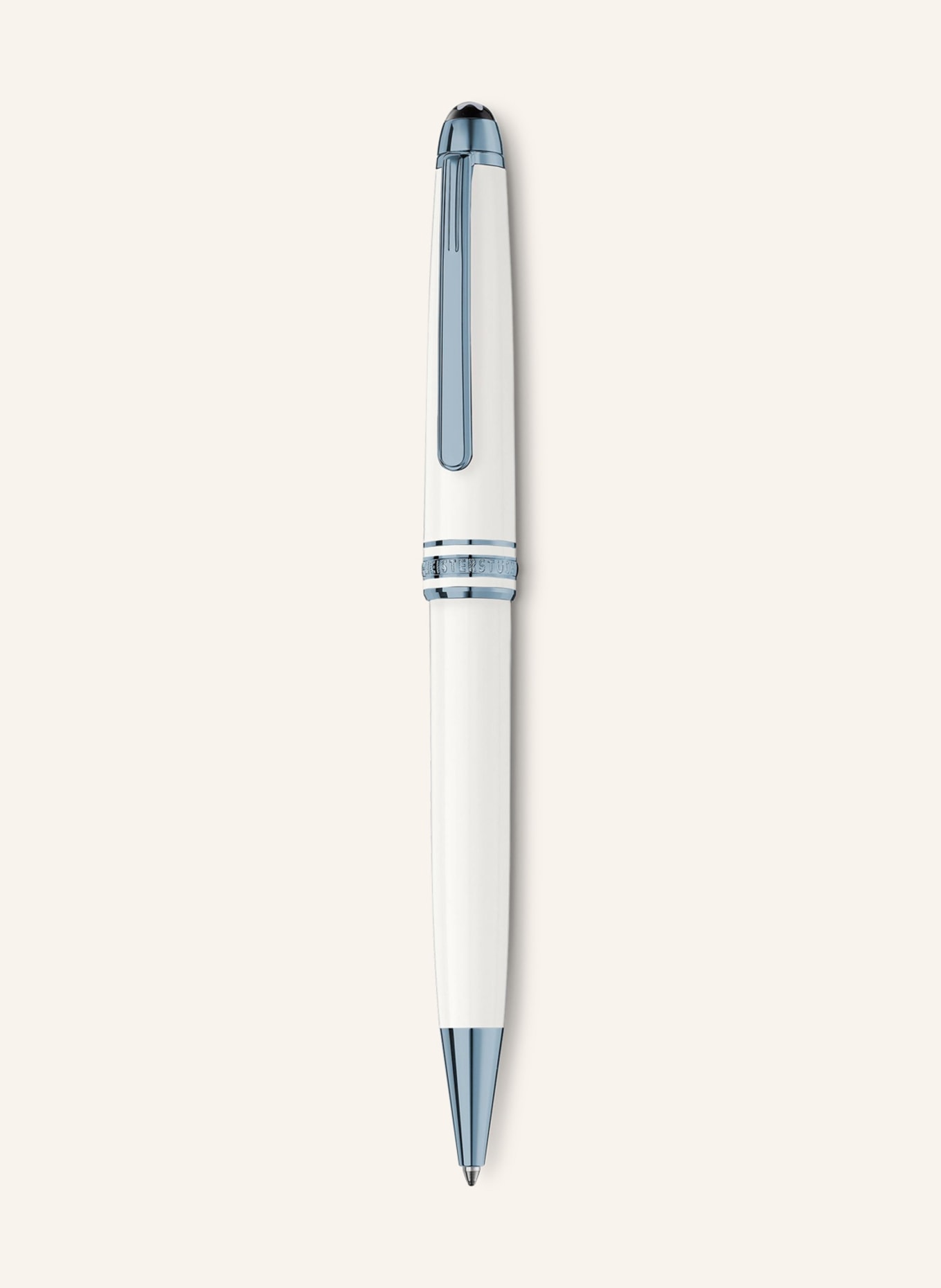 MONTBLANC Długopis z mechanizmem obrotowym MEISTERSTÜCK GLACIER CLASSIQUE, Kolor: BIAŁY (Obrazek 3)