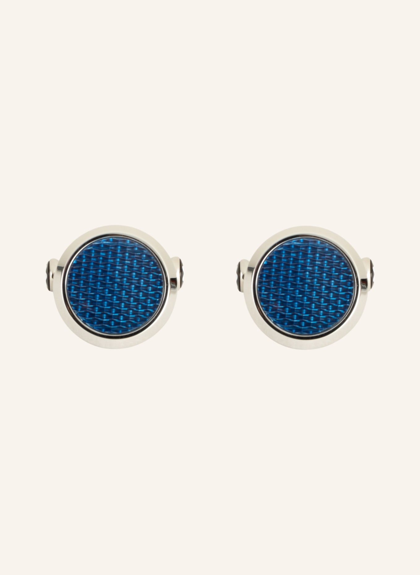 MONTBLANC Cufflinks, Color: SILVER/ BLUE (Image 1)
