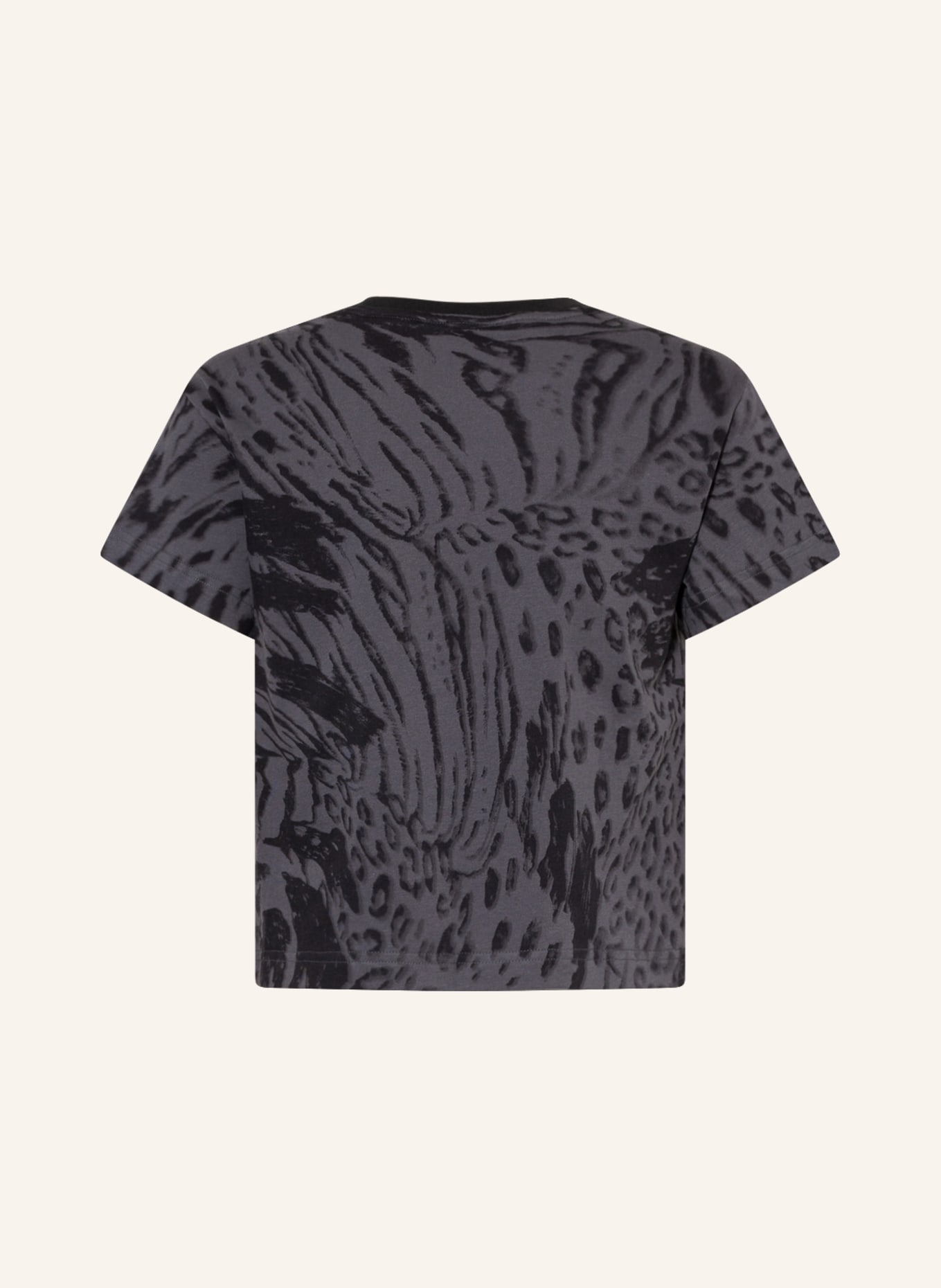 adidas T-shirt, Color: DARK GRAY/ BLACK/ WHITE (Image 2)