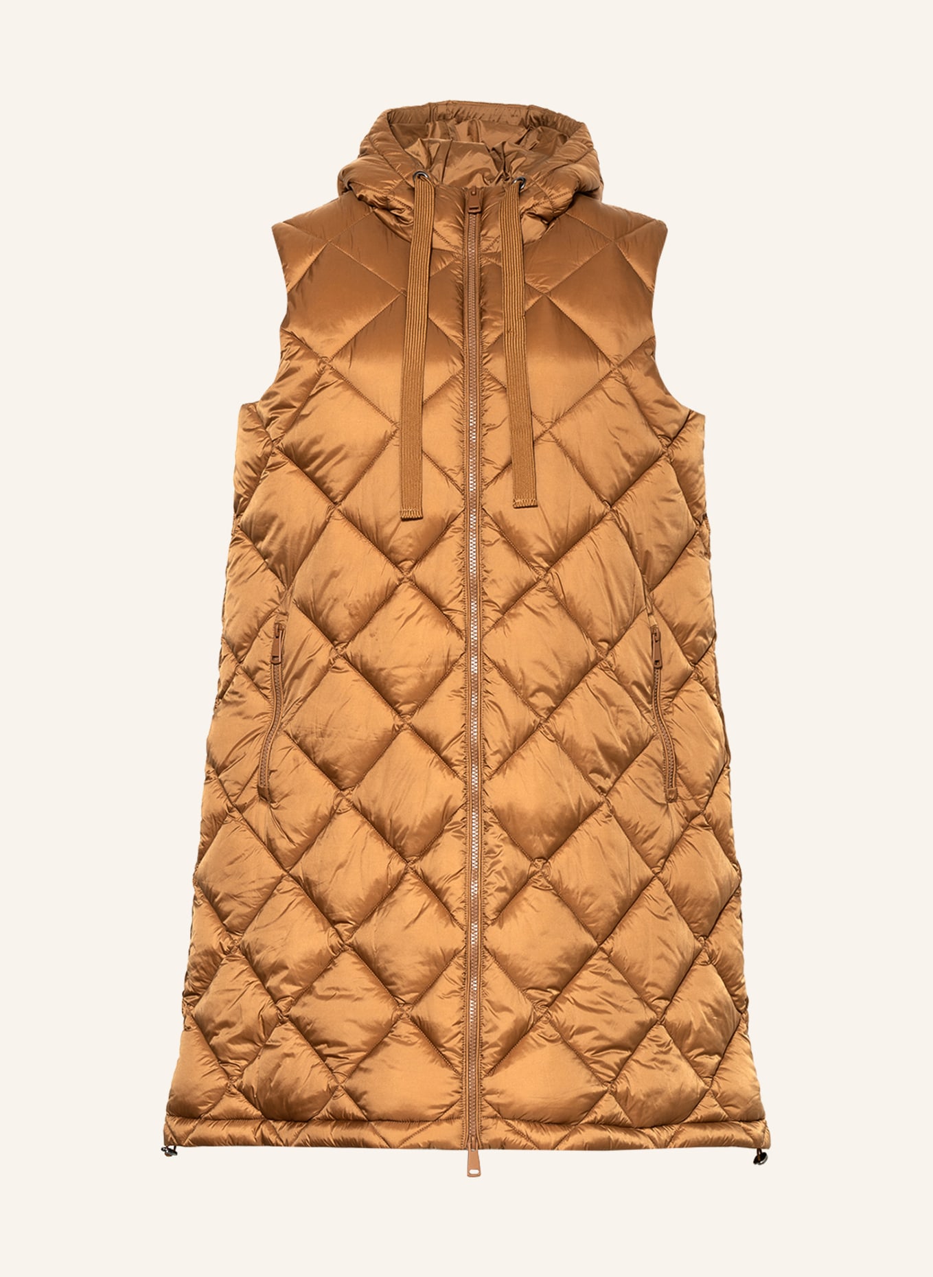darling harbour Quilted vest with DUPONT™ SORONA® insulation, Color: COGNAC (Image 1)