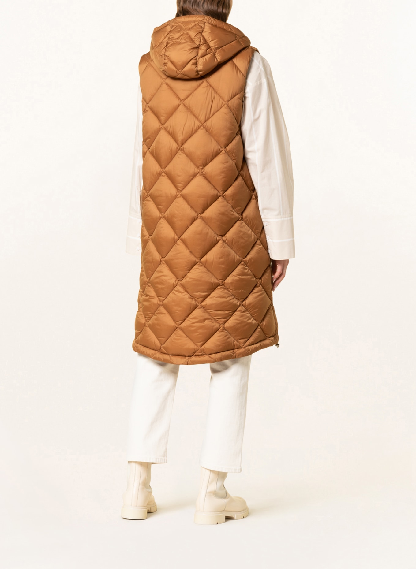 darling harbour Quilted vest with DUPONT™ SORONA® insulation, Color: COGNAC (Image 3)