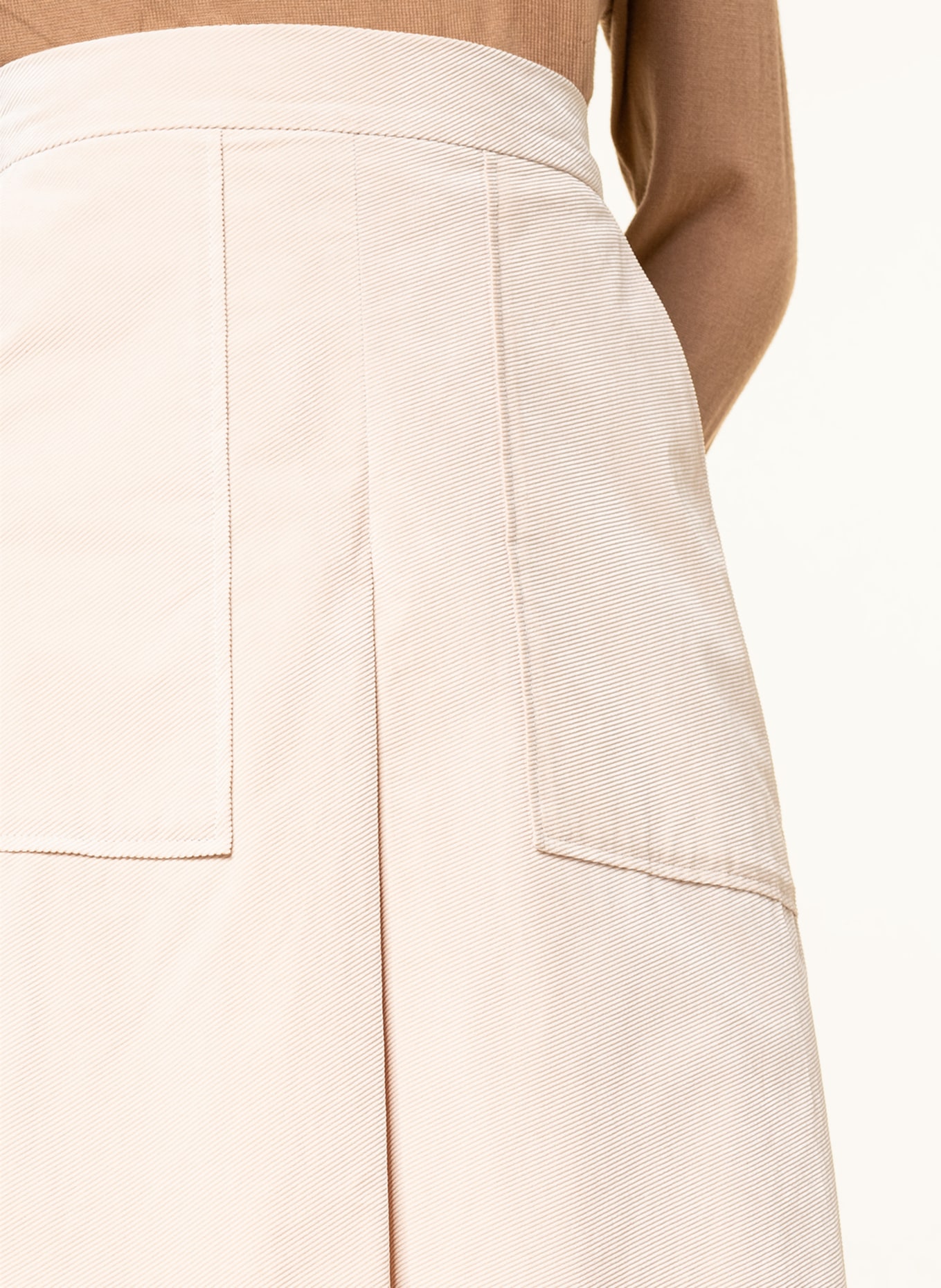 RIANI Corduroy skirt, Color: BEIGE (Image 4)