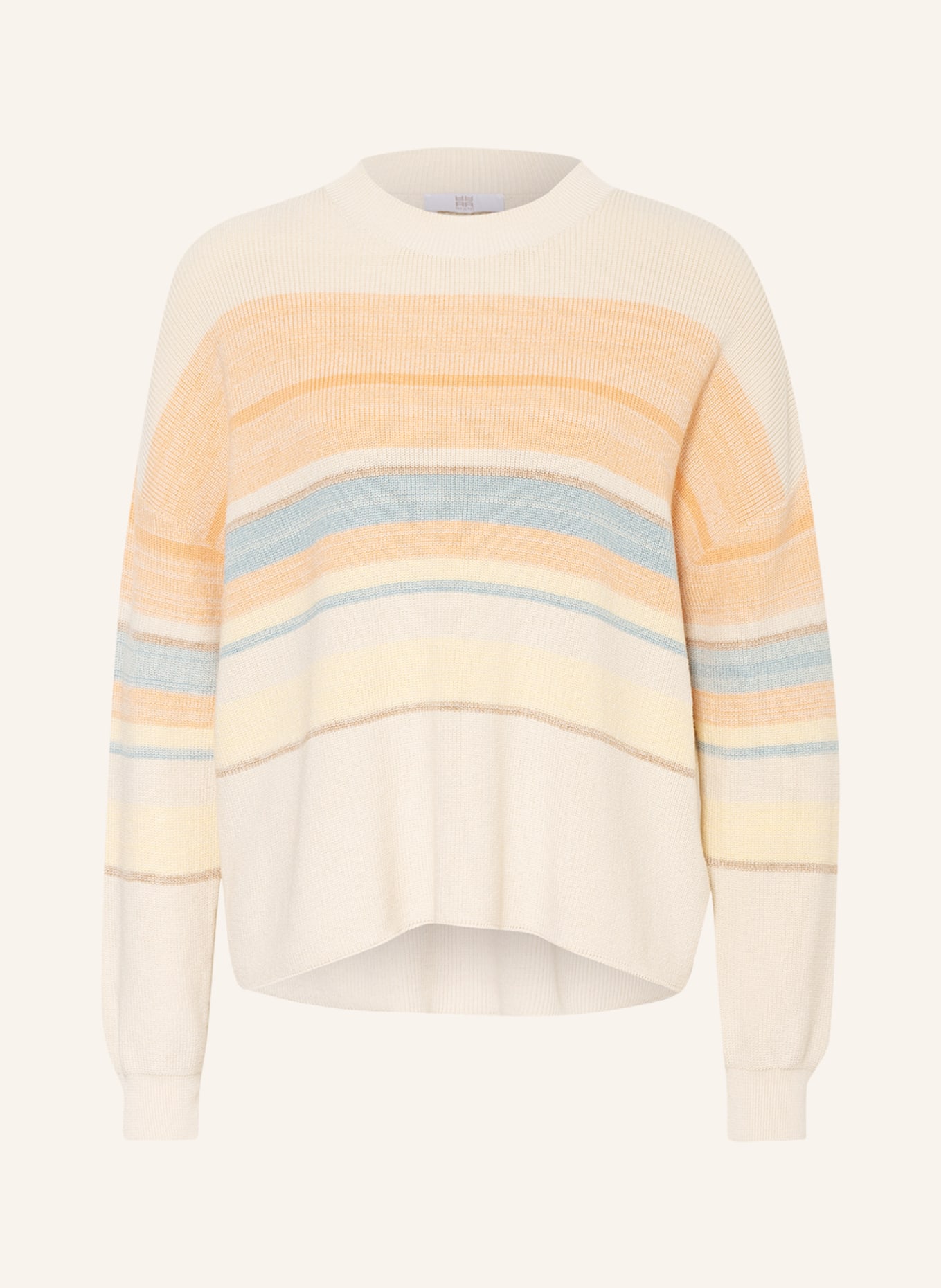 RIANI Sweater, Color: ECRU/ LIGHT ORANGE/ LIGHT BLUE (Image 1)