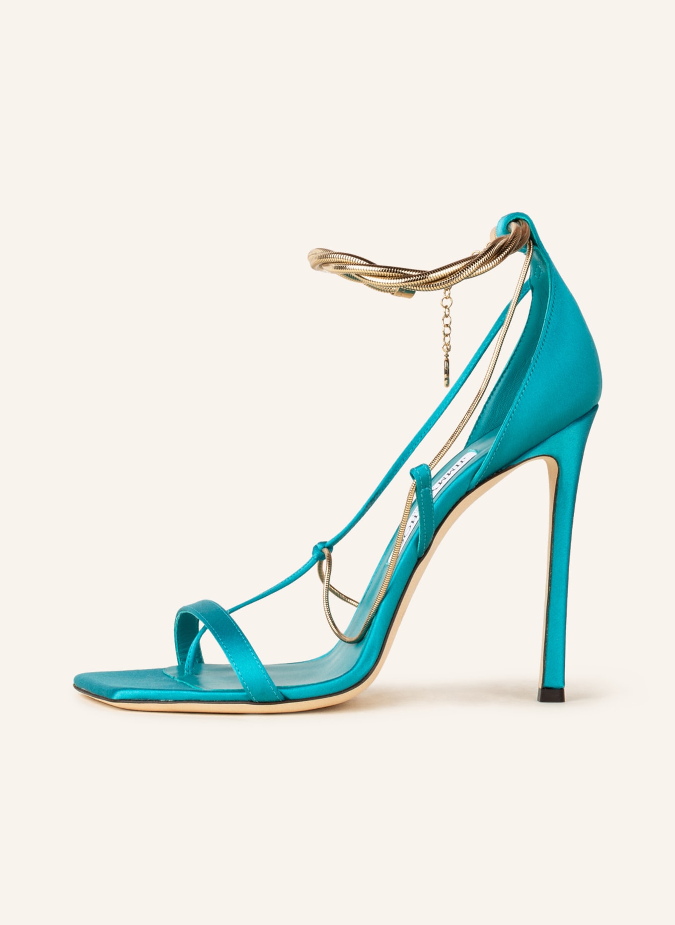 JIMMY CHOO Flip flops ORIANA, Color: TURQUOISE/ GOLD (Image 4)