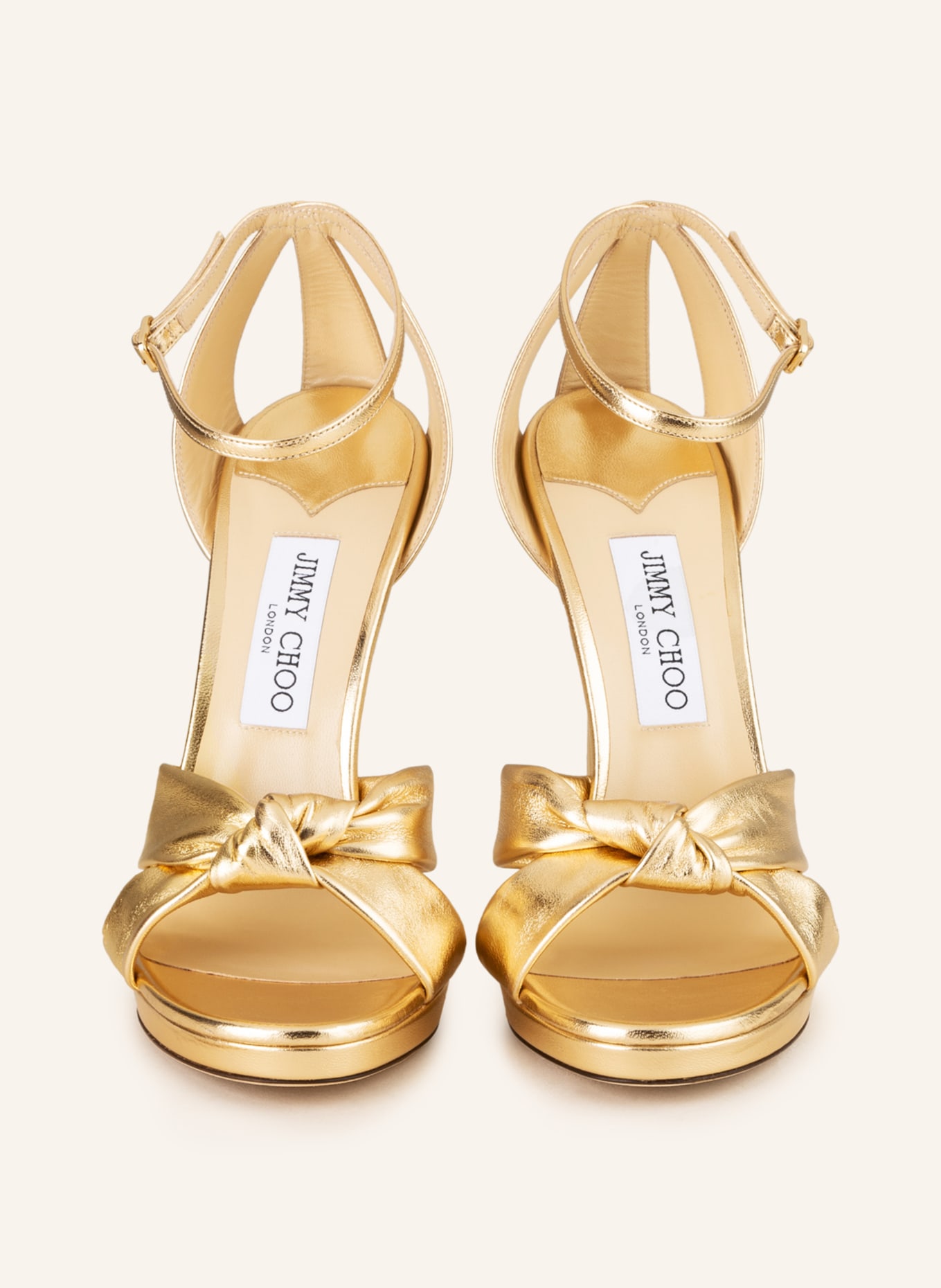 JIMMY CHOO Sandals ROSIE 120, Color: GOLD (Image 3)