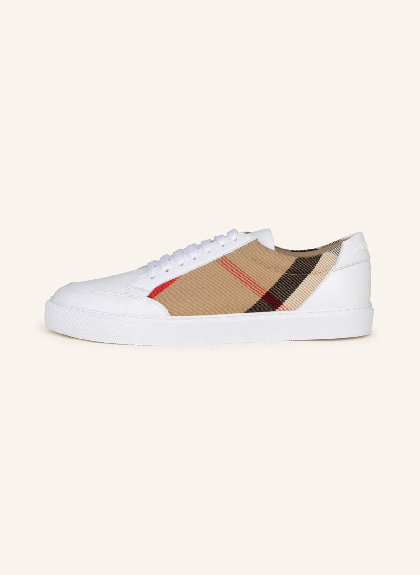 BURBERRY Sneakers NEW SALMOND, Color: WHITE/ BEIGE/ BLACK (Image 4)