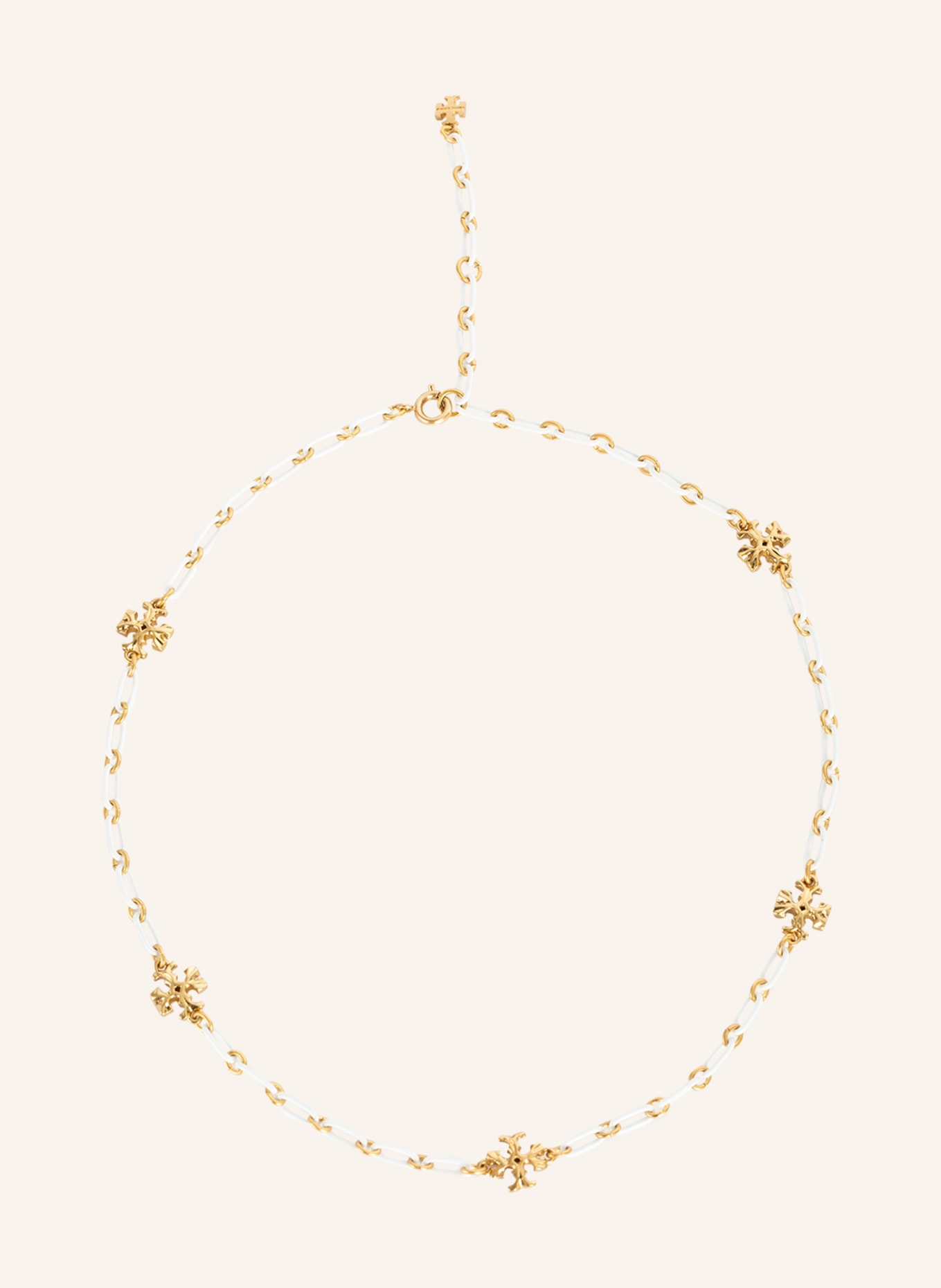 TORY BURCH Necklace ROXANNE, Color: WHITE/ GOLD (Image 1)