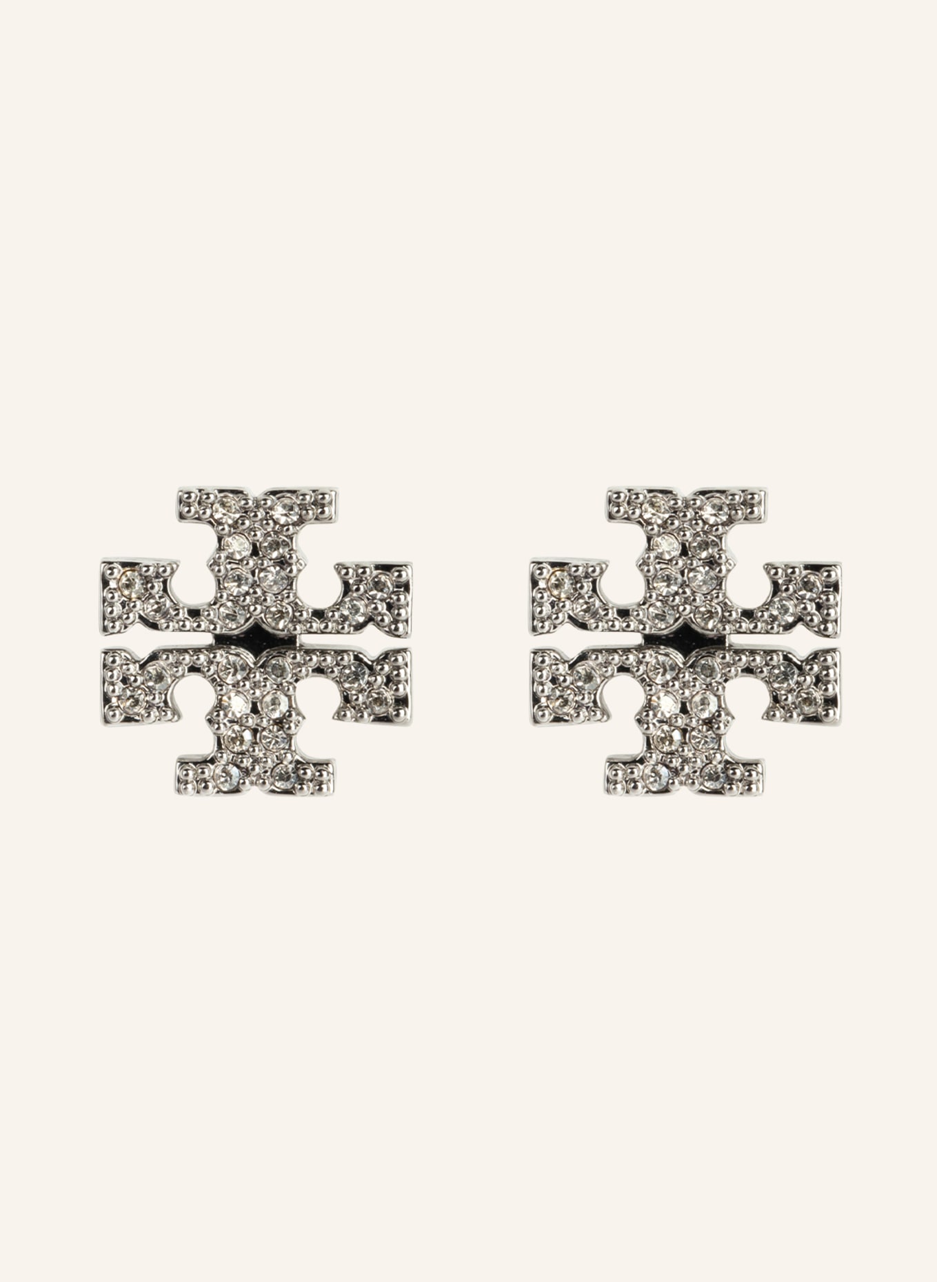 TORY BURCH Earrings KIRA PAVE, Color: SILVER (Image 1)