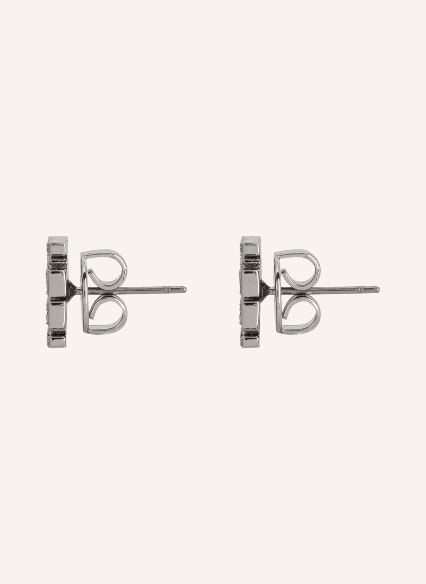 TORY BURCH Earrings KIRA PAVE, Color: SILVER (Image 2)