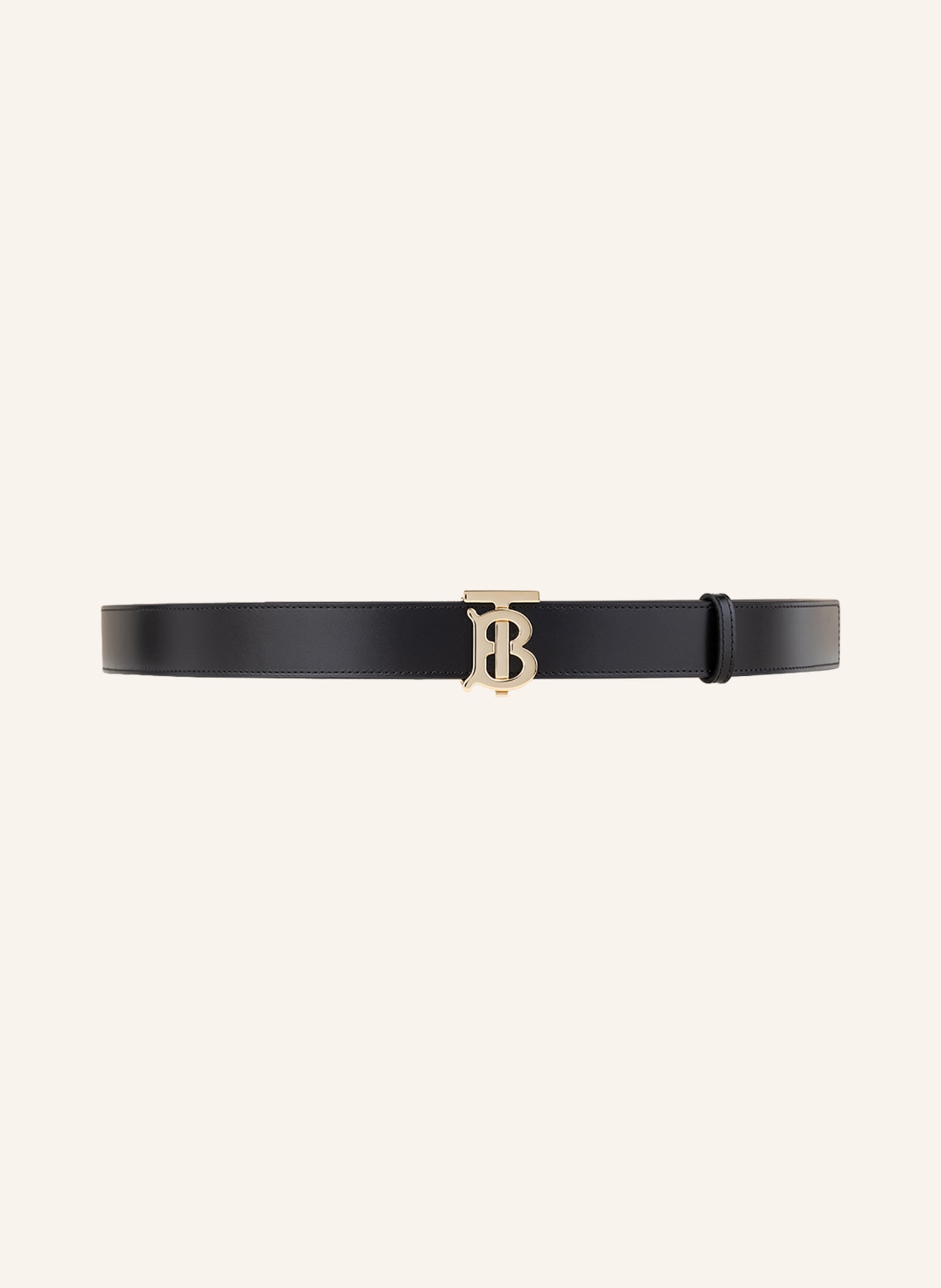 BURBERRY Leather belt, Color: BLACK (Image 2)