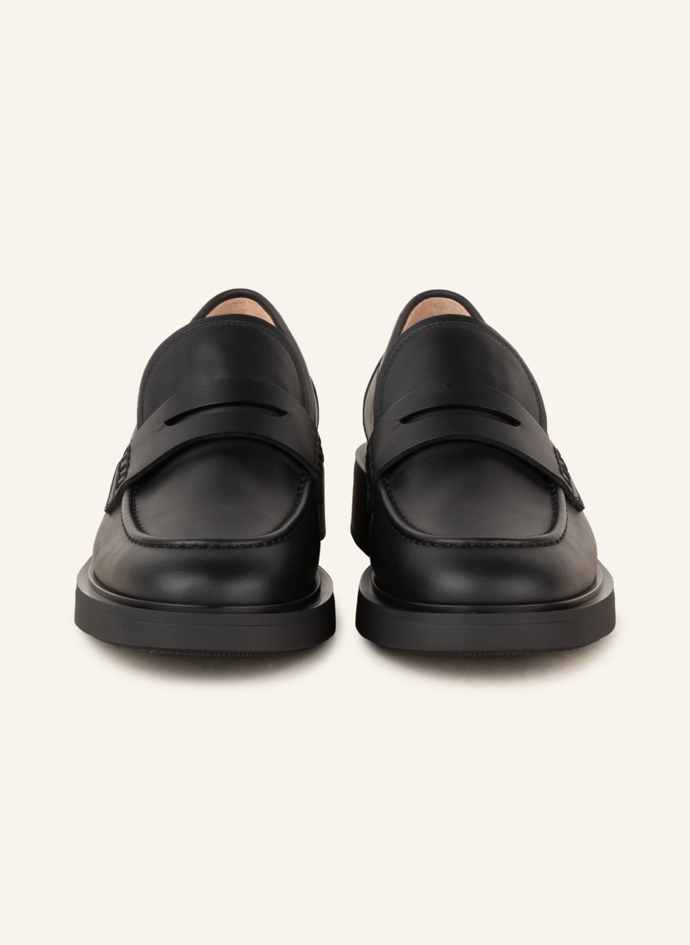 Gianvito Rossi Penny loafers, Color: BLACK (Image 3)