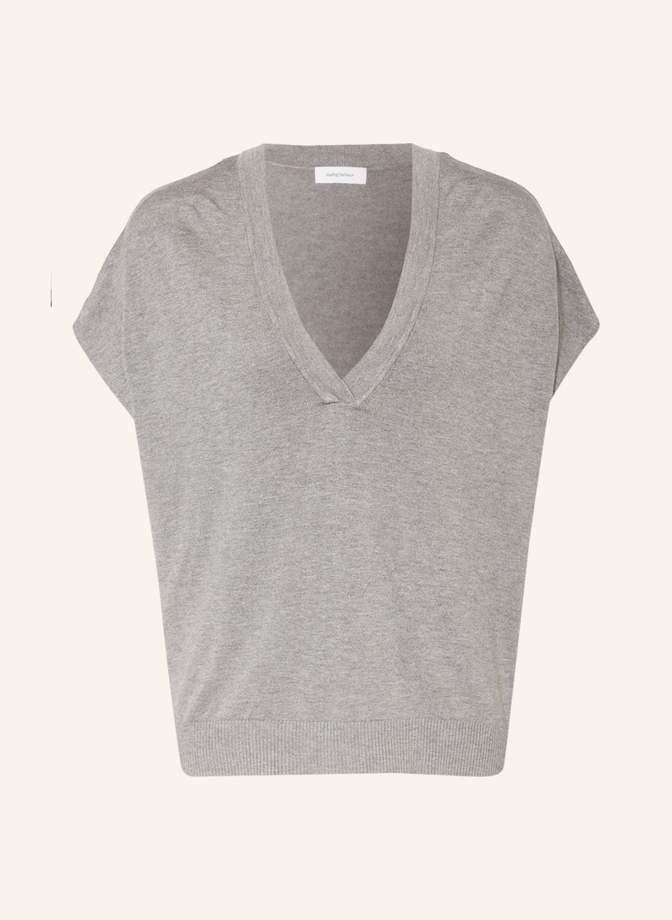 darling harbour Sleeveless sweater, Color: GRAY (Image 1)