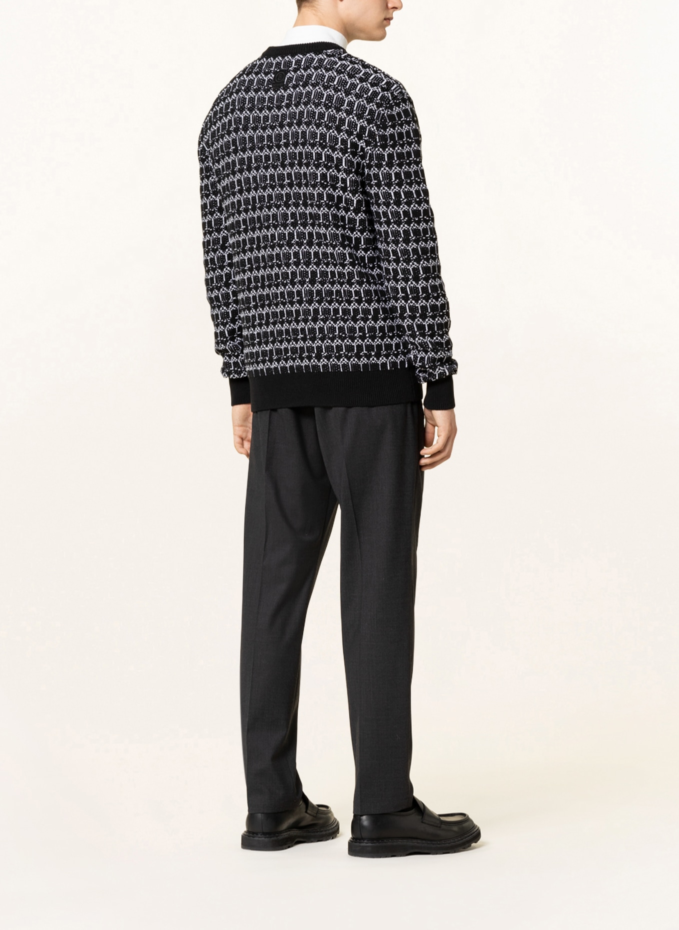 BOGNER Sweater CRAIG, Color: BLACK/ WHITE (Image 3)