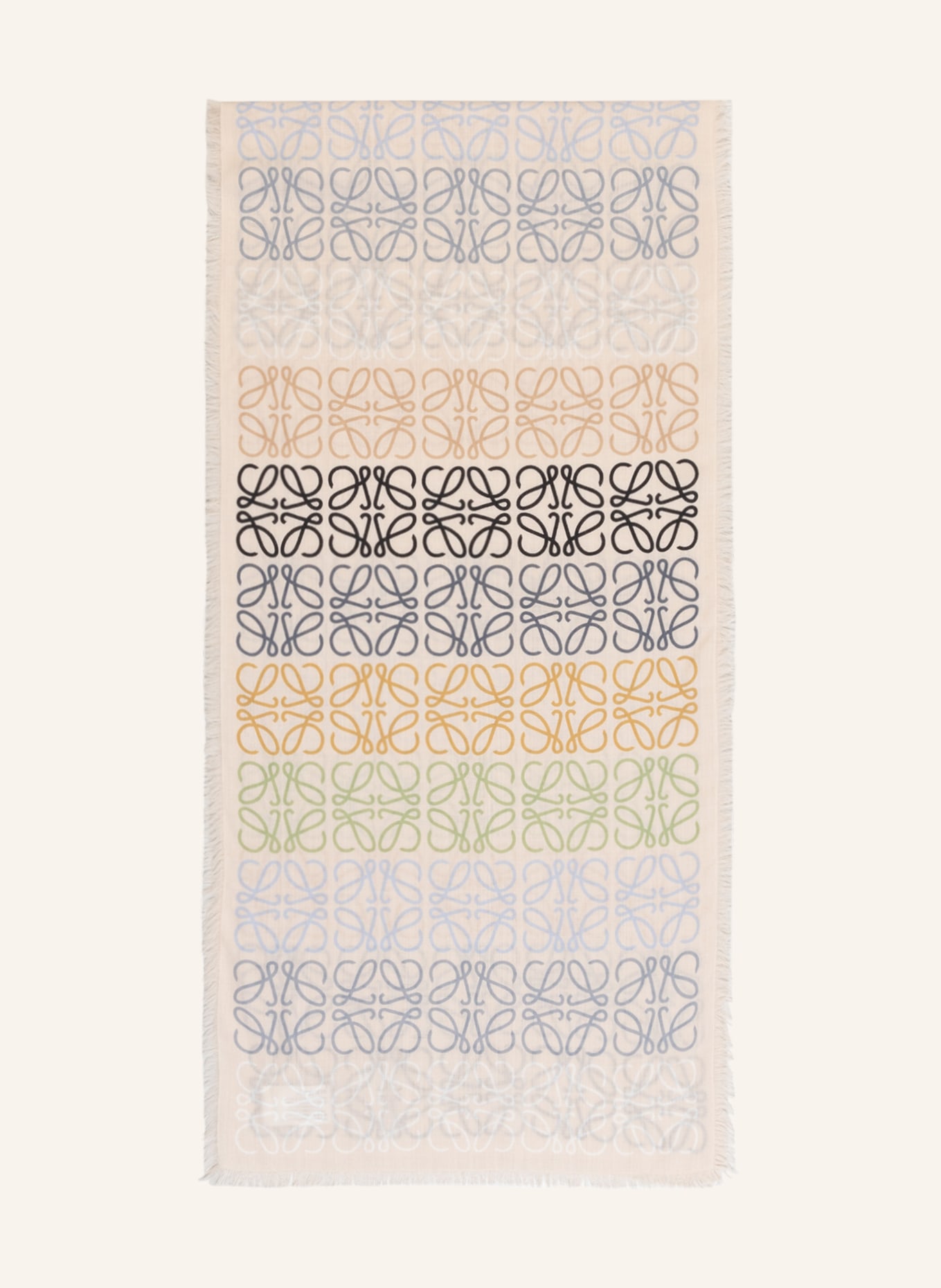 LOEWE Schal , Farbe: CREME/ GRAU (Bild 1)