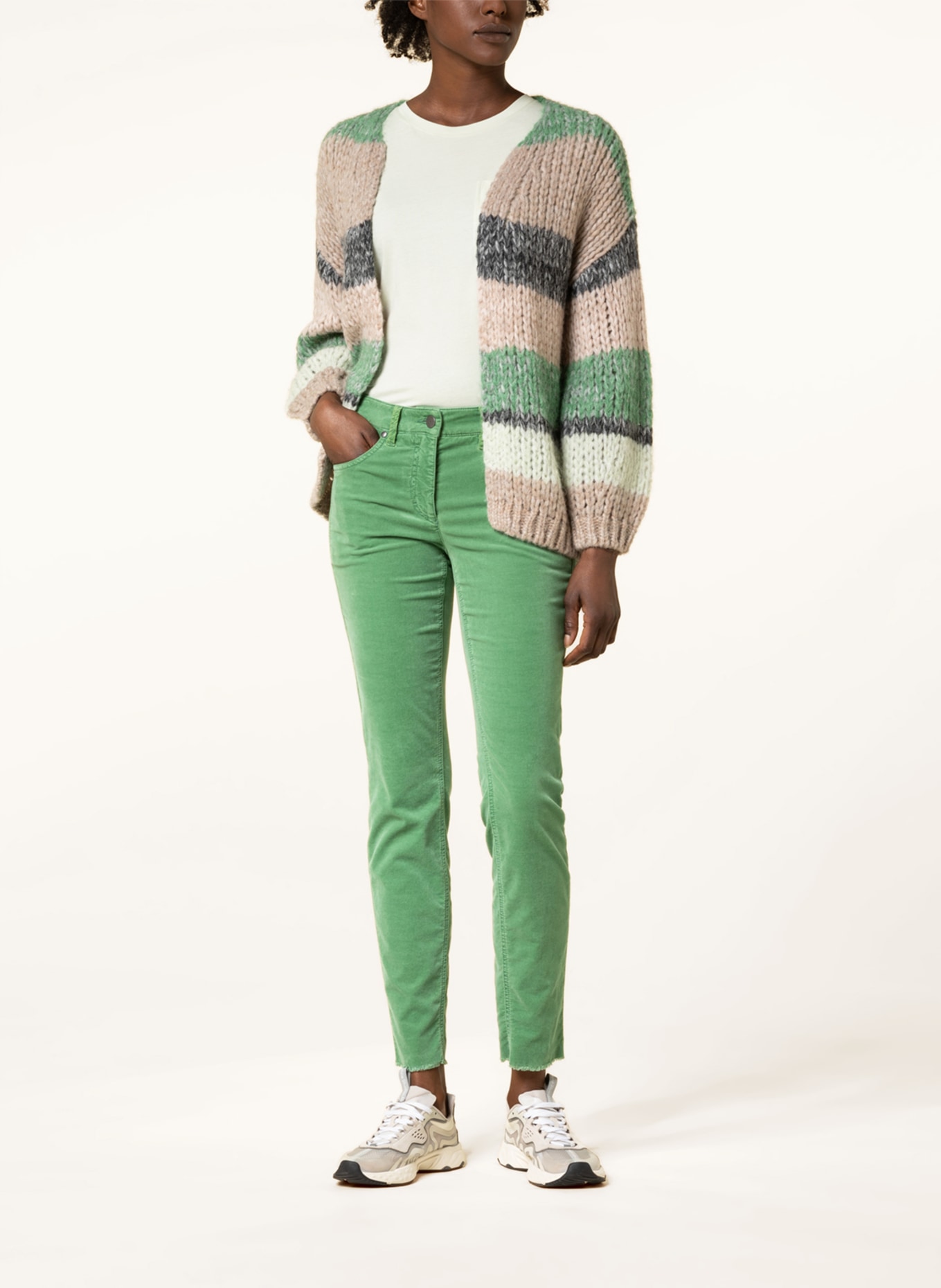 LUISA CERANO Skinny jeans , Color: GREEN (Image 2)