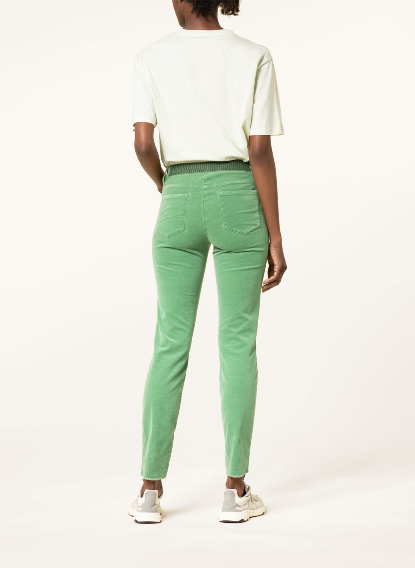 LUISA CERANO Skinny jeans , Color: GREEN (Image 3)