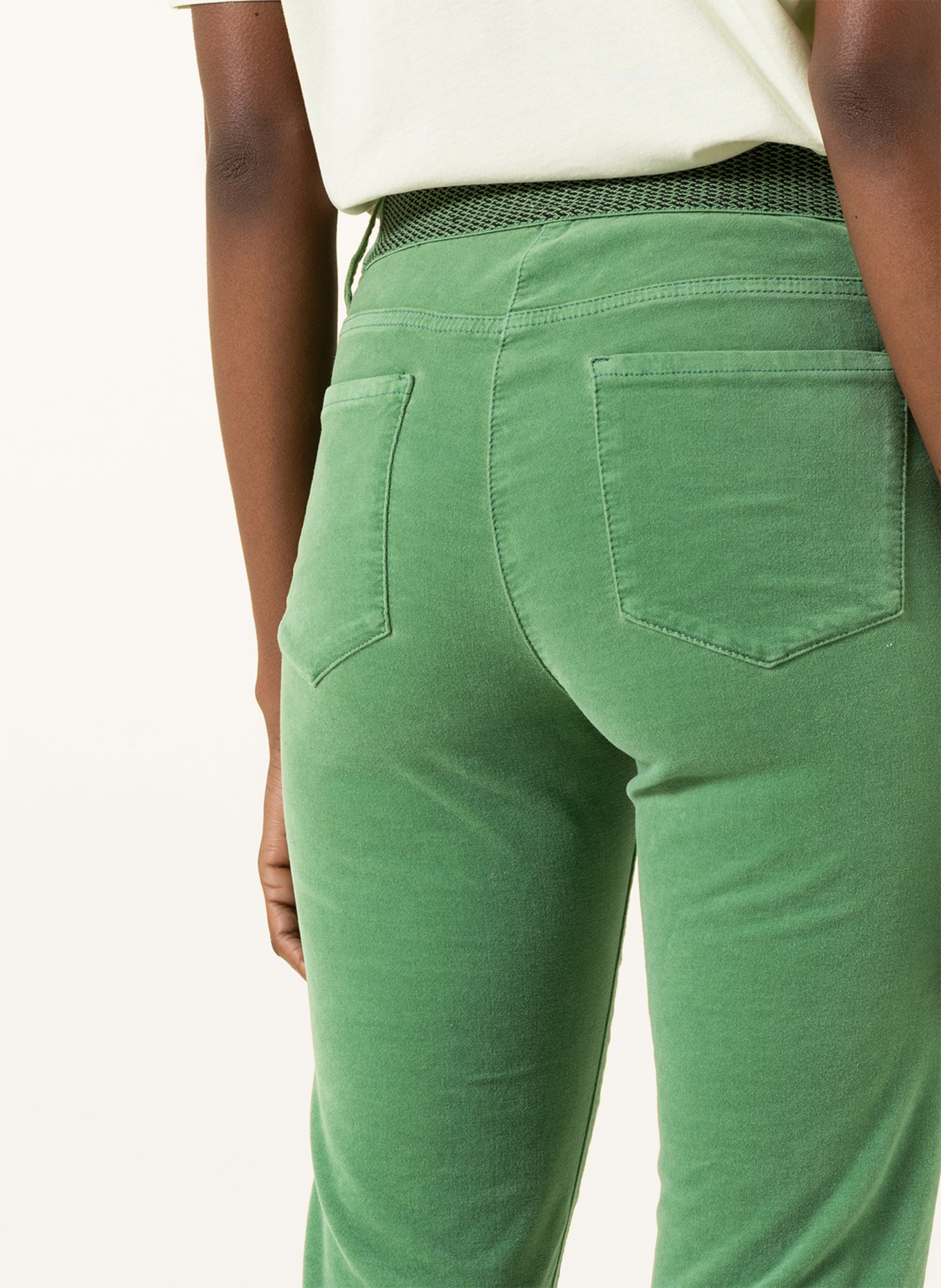 LUISA CERANO Skinny jeans , Color: GREEN (Image 5)