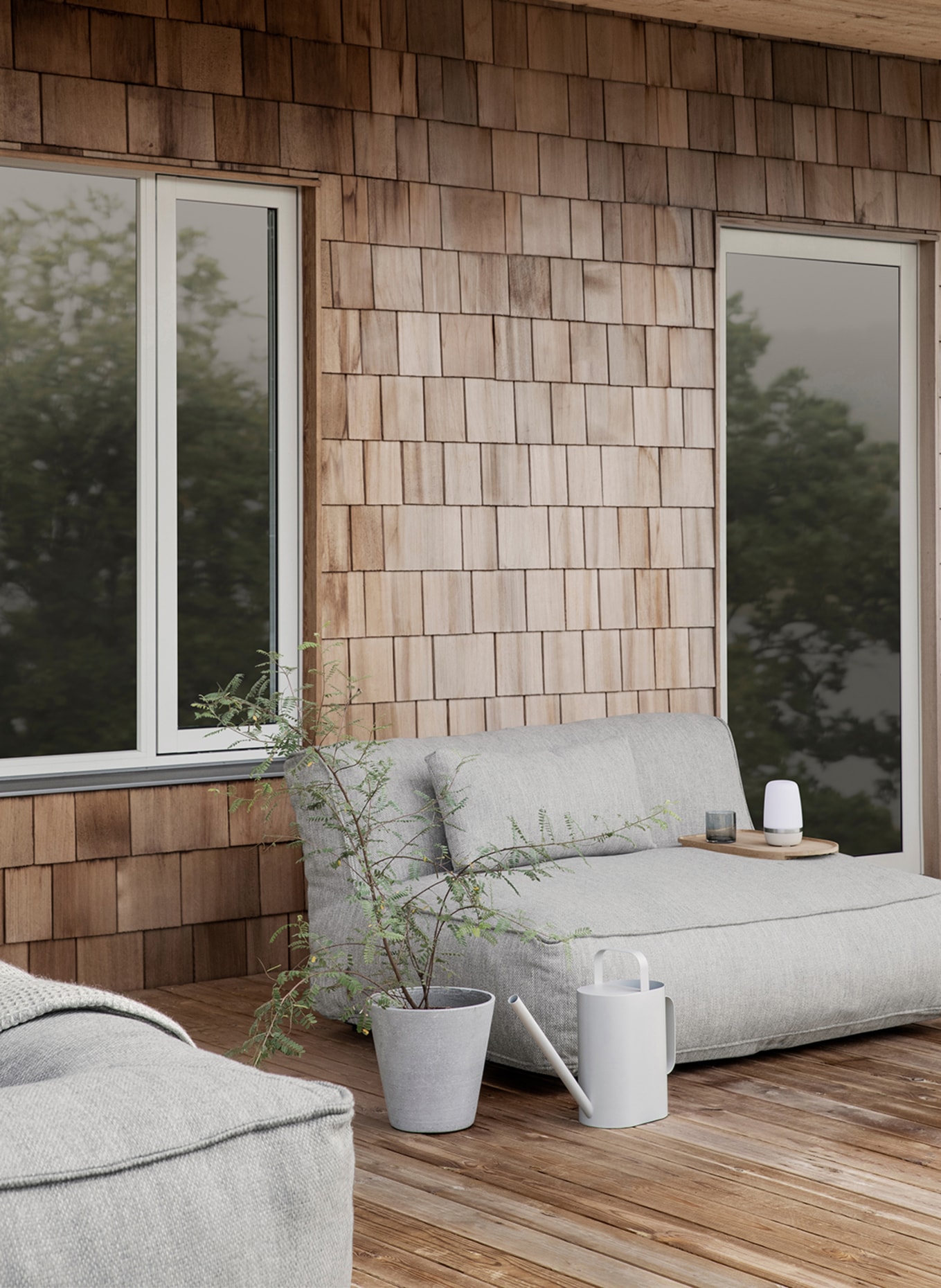 blomus Dekokissen GROW: GRAU