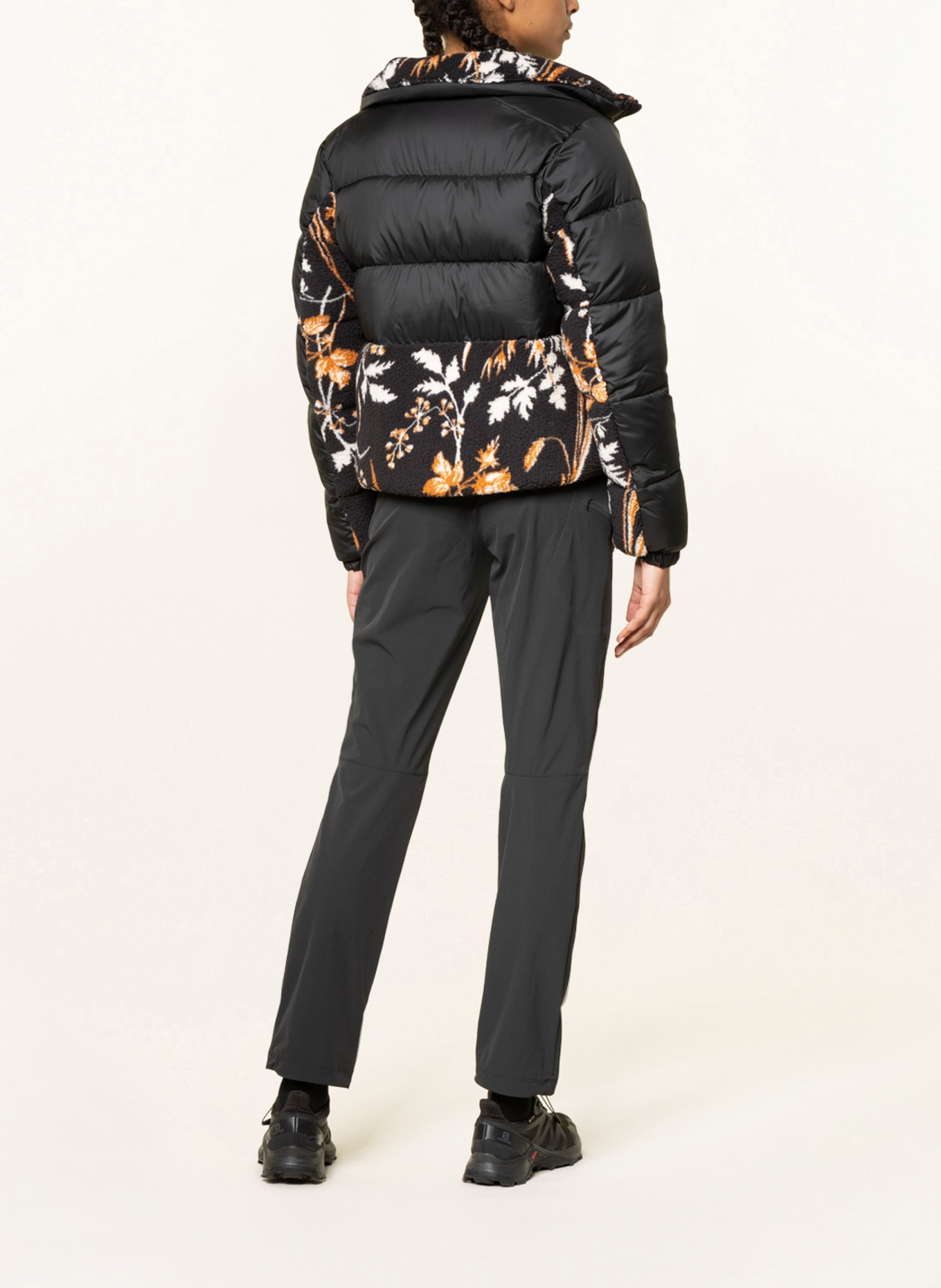 columbia leadbetter point steppjacke in schwarz