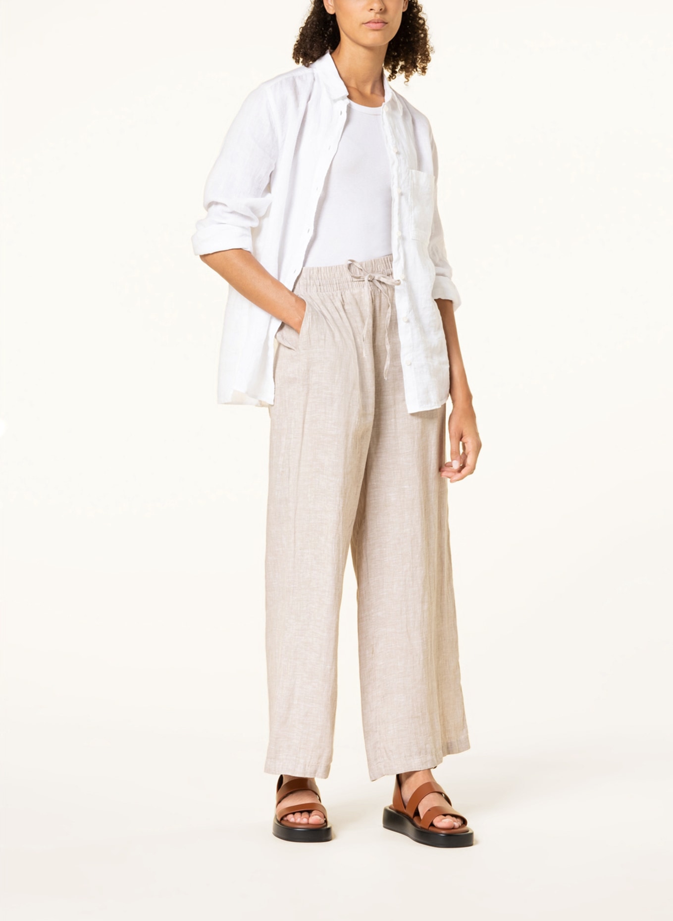 Gina Tricot Linen Blend Trousers - Clothing - Boozt.com