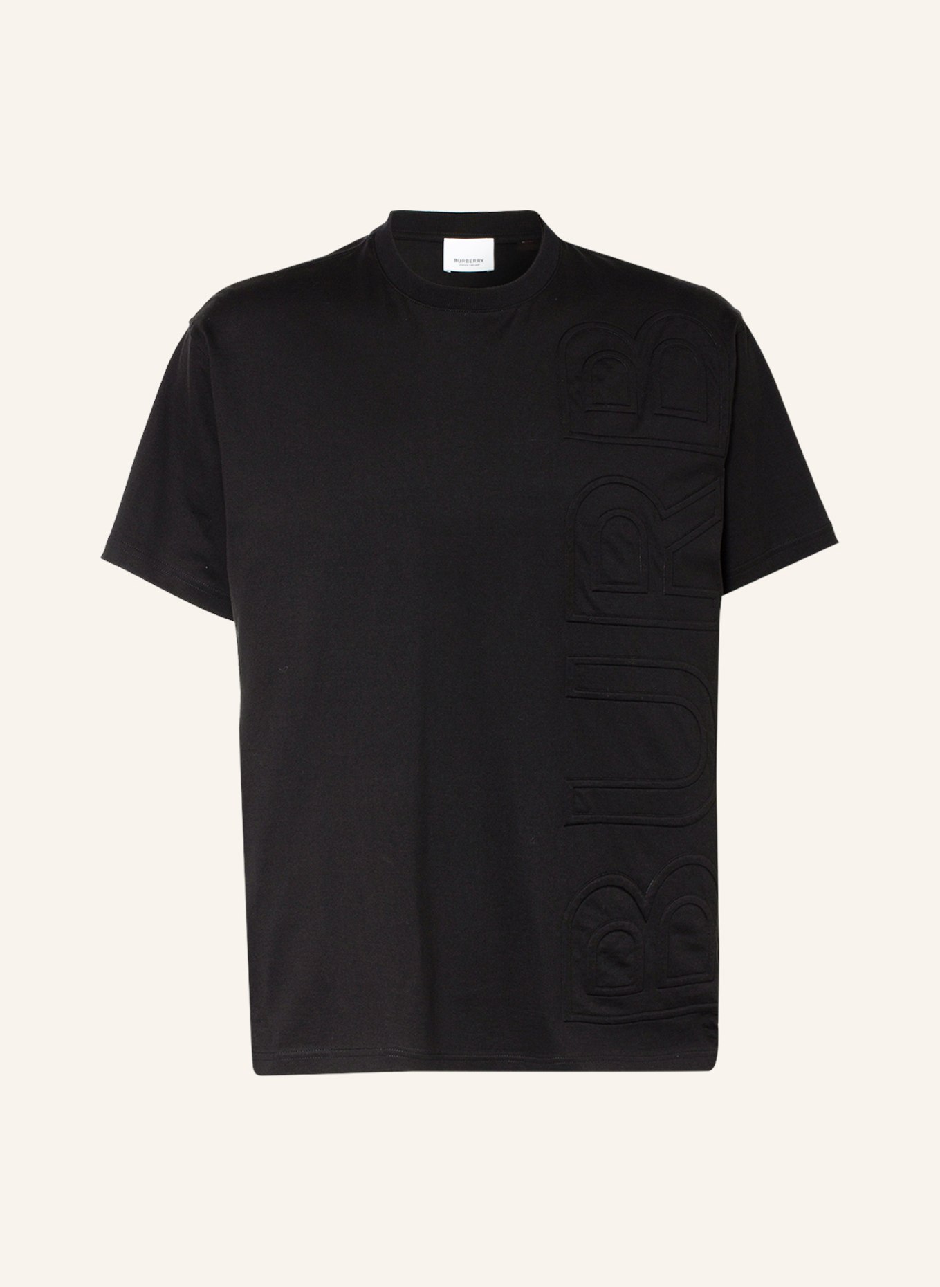 BURBERRY T-shirt PRINCETON, Color: BLACK (Image 1)