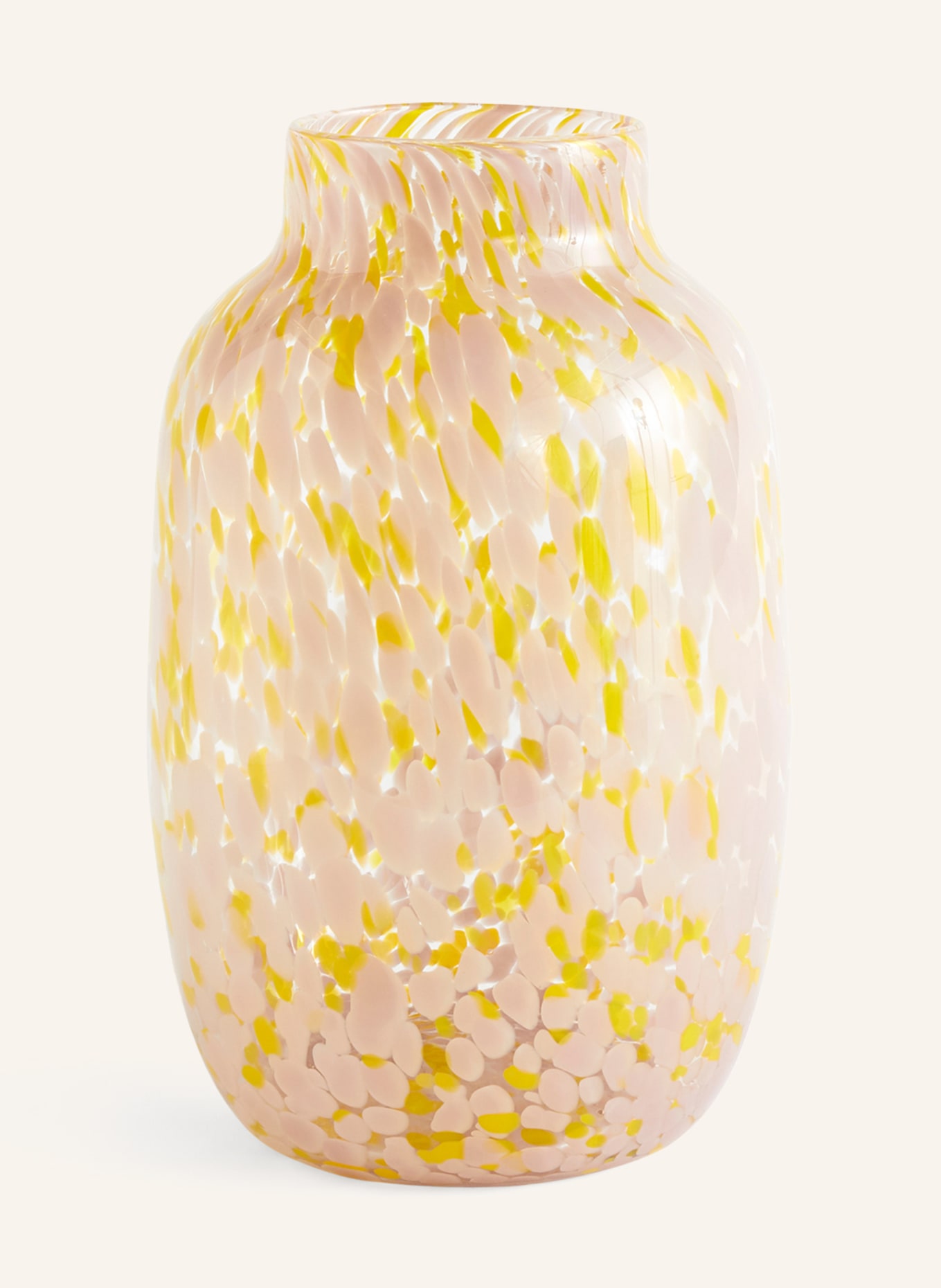 HAY Vase SPLASH, Farbe: ROSÉ/ GELB (Bild 1)