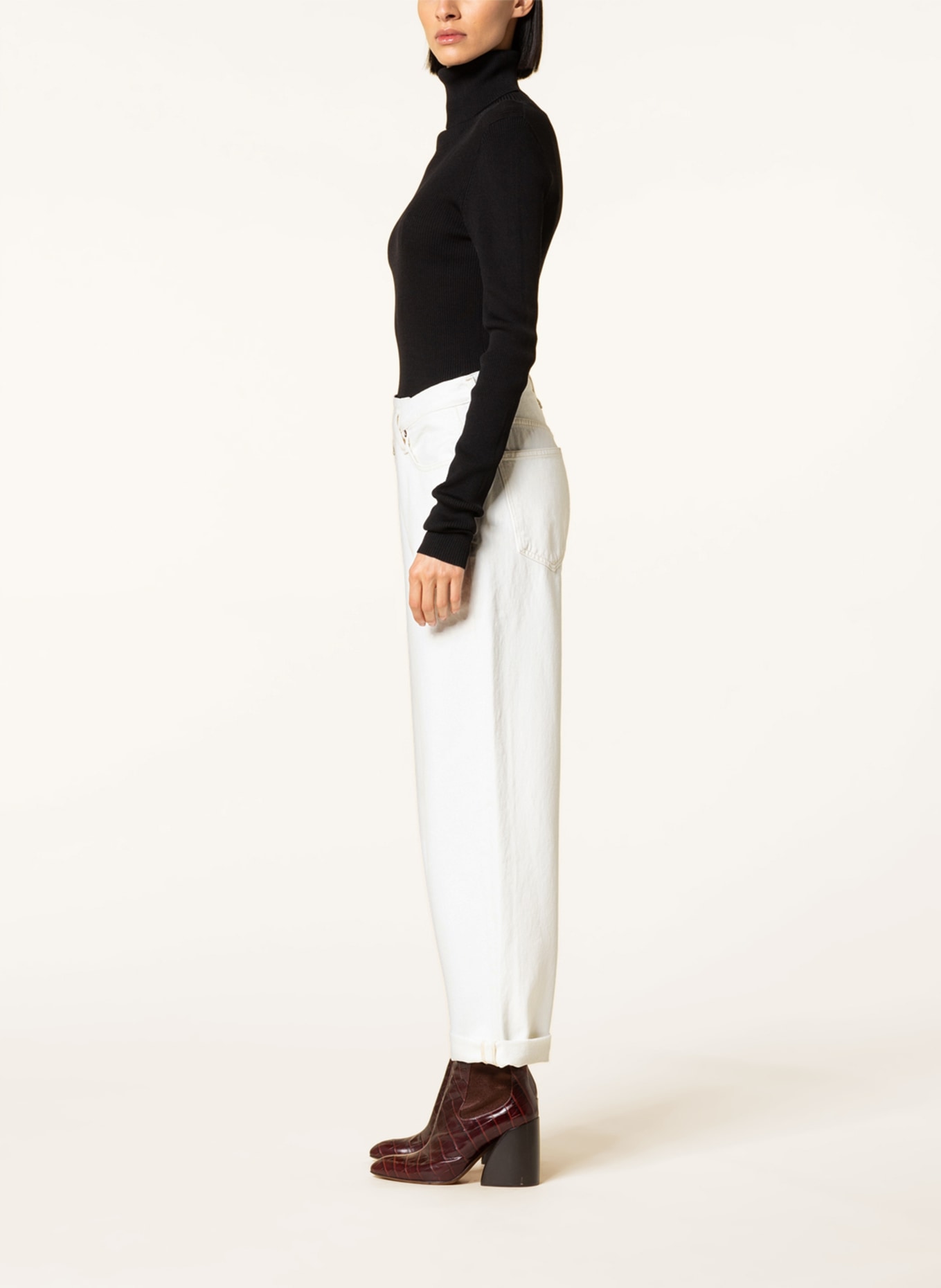 AGOLDE Straight jeans, Color: Paste white (Image 4)