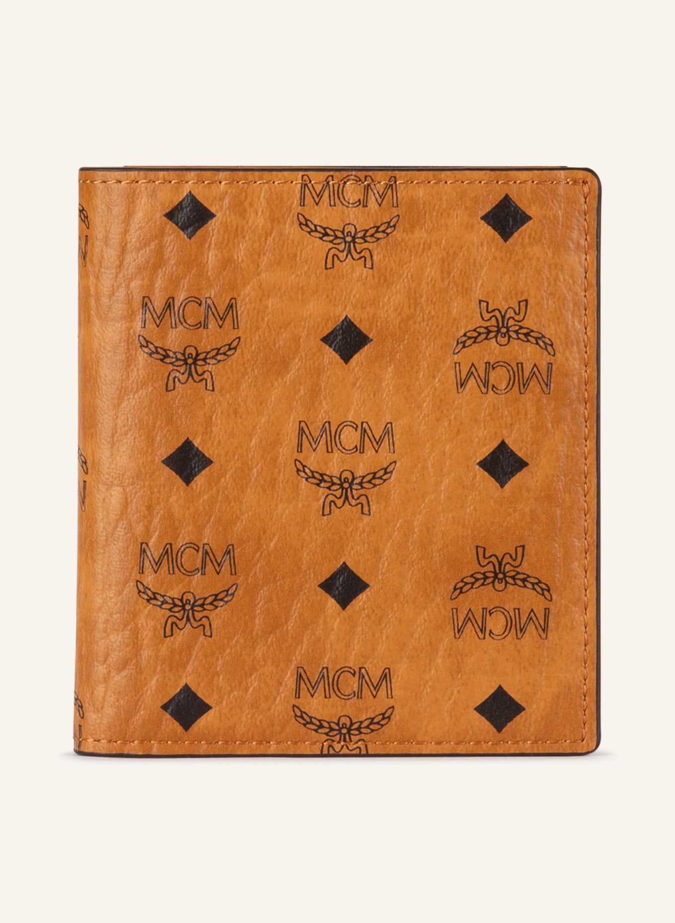 MCM Card case VERITAS, Color: BROWN/ BLACK (Image 1)