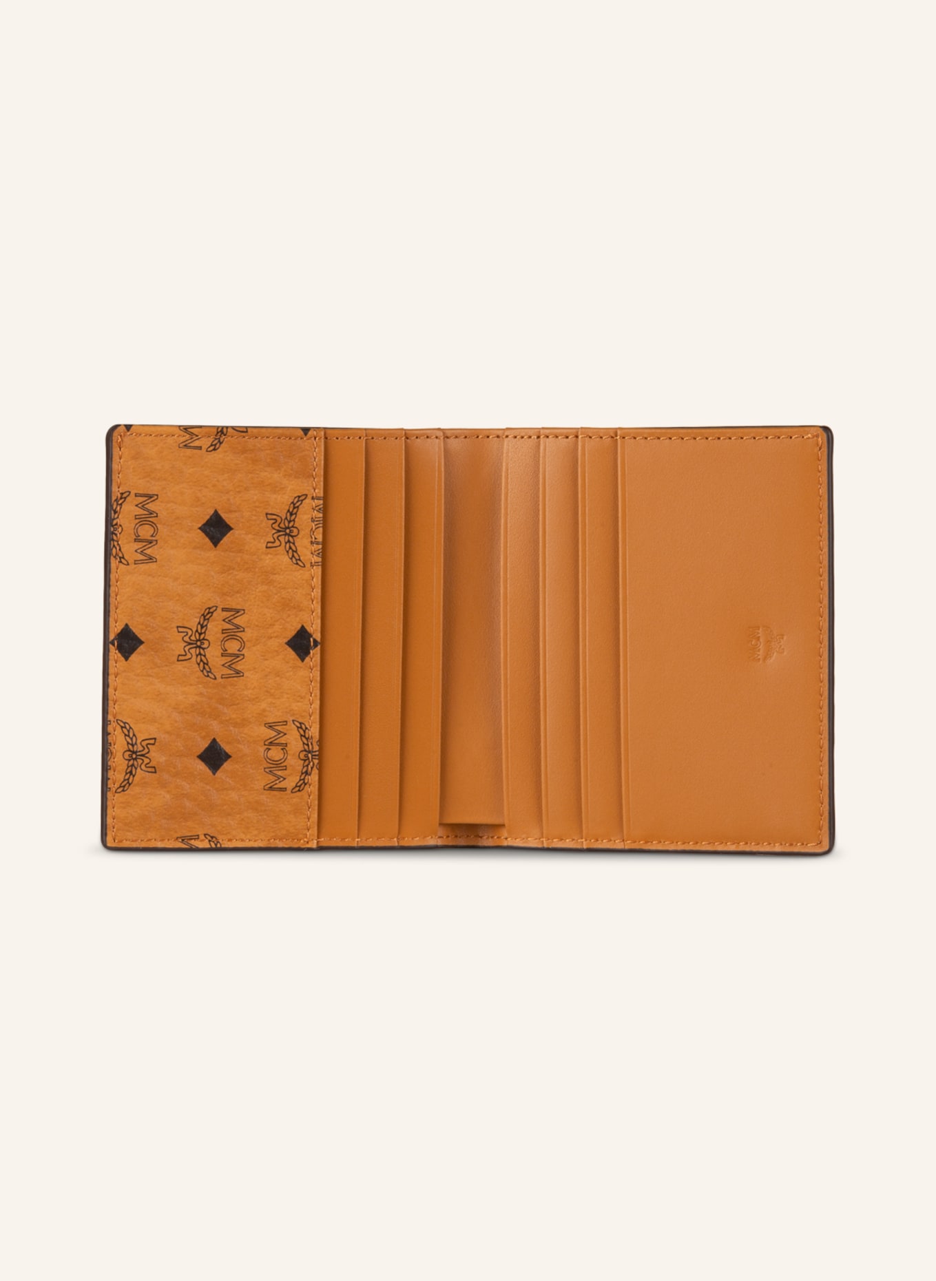 MCM Card case VERITAS, Color: BROWN/ BLACK (Image 3)