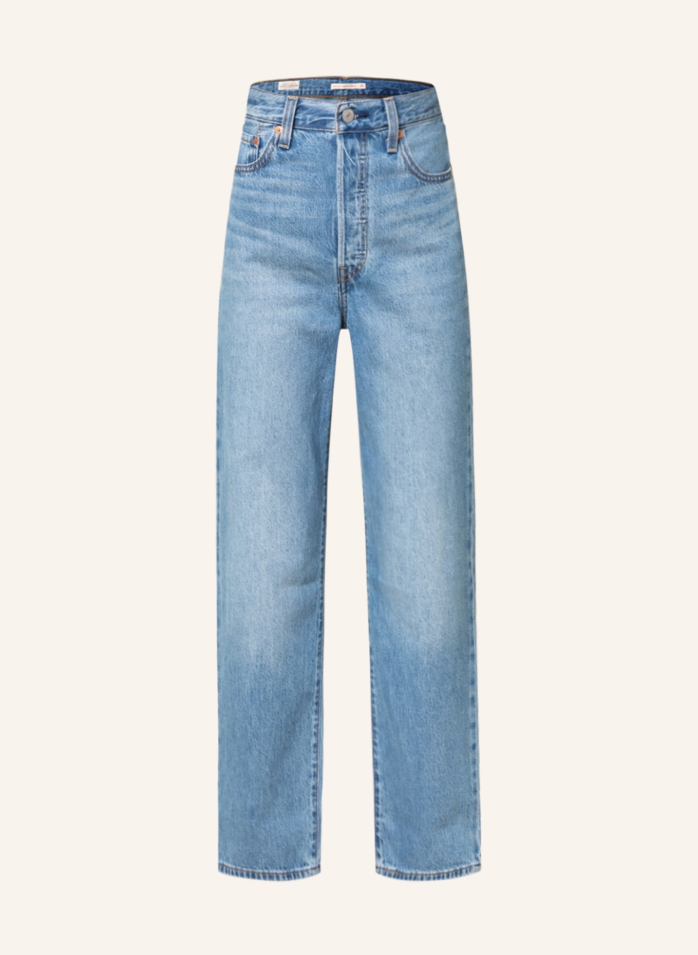 Levi's® Straight Jeans RIBCAGE, Farbe: 30 Light Indigo - Worn In (Bild 1)