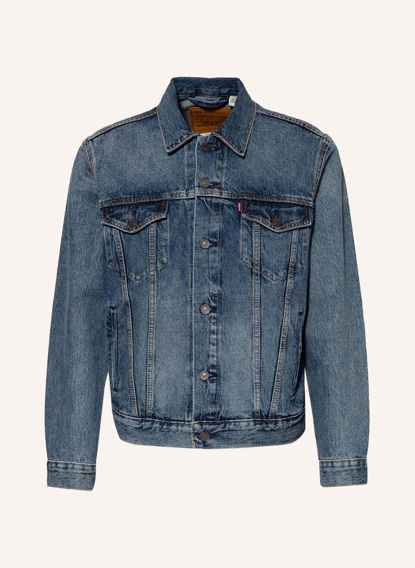 Levi's® Denim jacket THE TRUCKER, Color: 73 Dark Indigo - Worn In (Image 1)