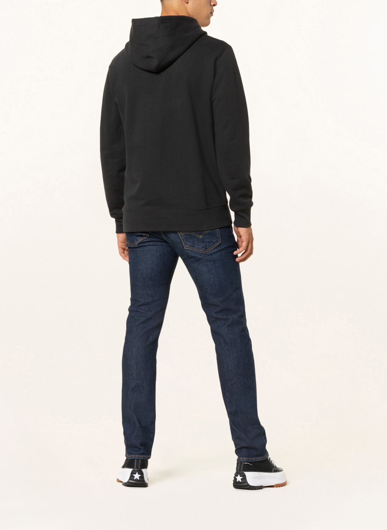 Levi's® Bluza z kapturem oversize: CZARNY / CZERWONY