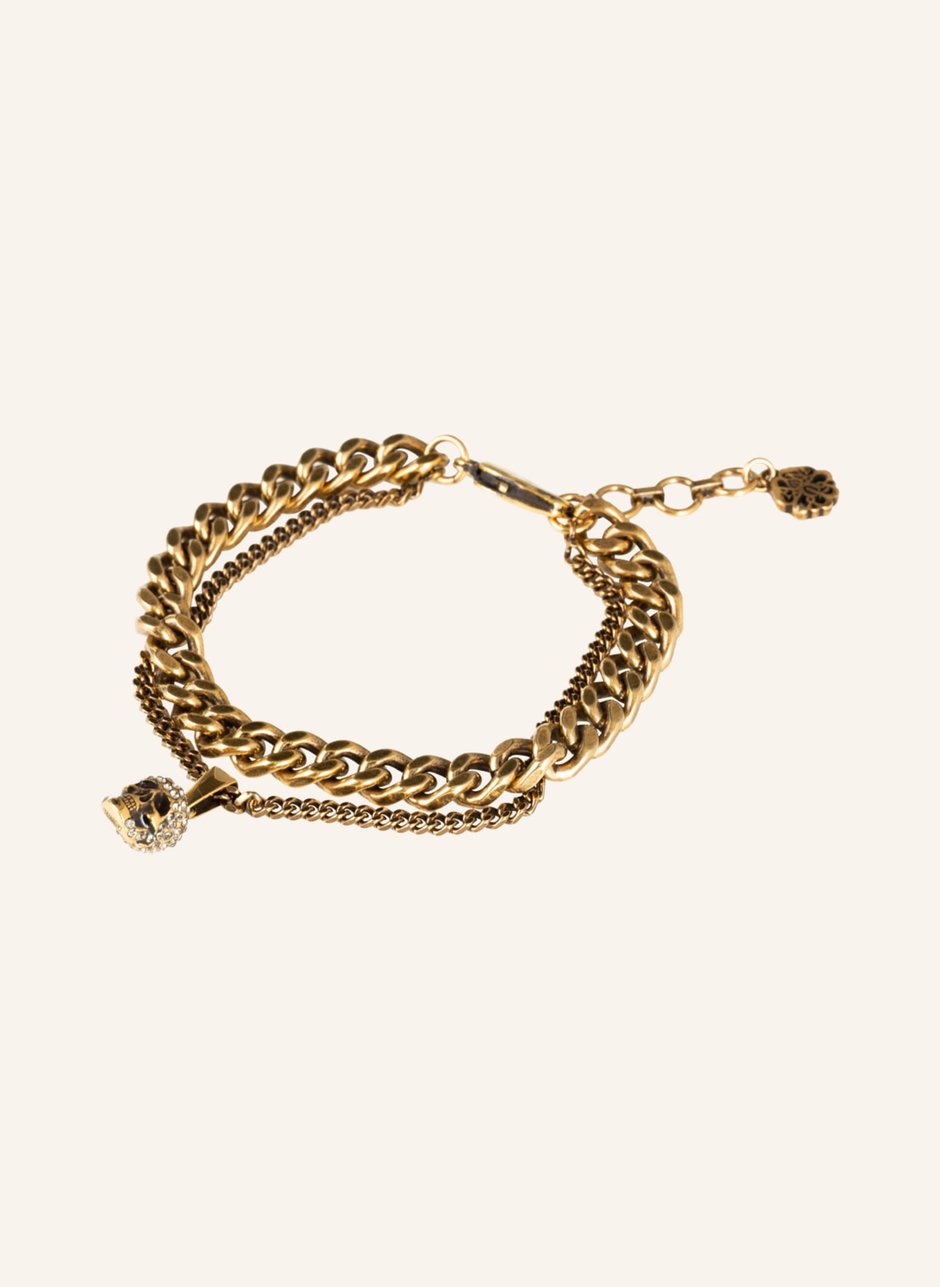 Alexander McQueen skullcharm Chain Bracelet  Farfetch