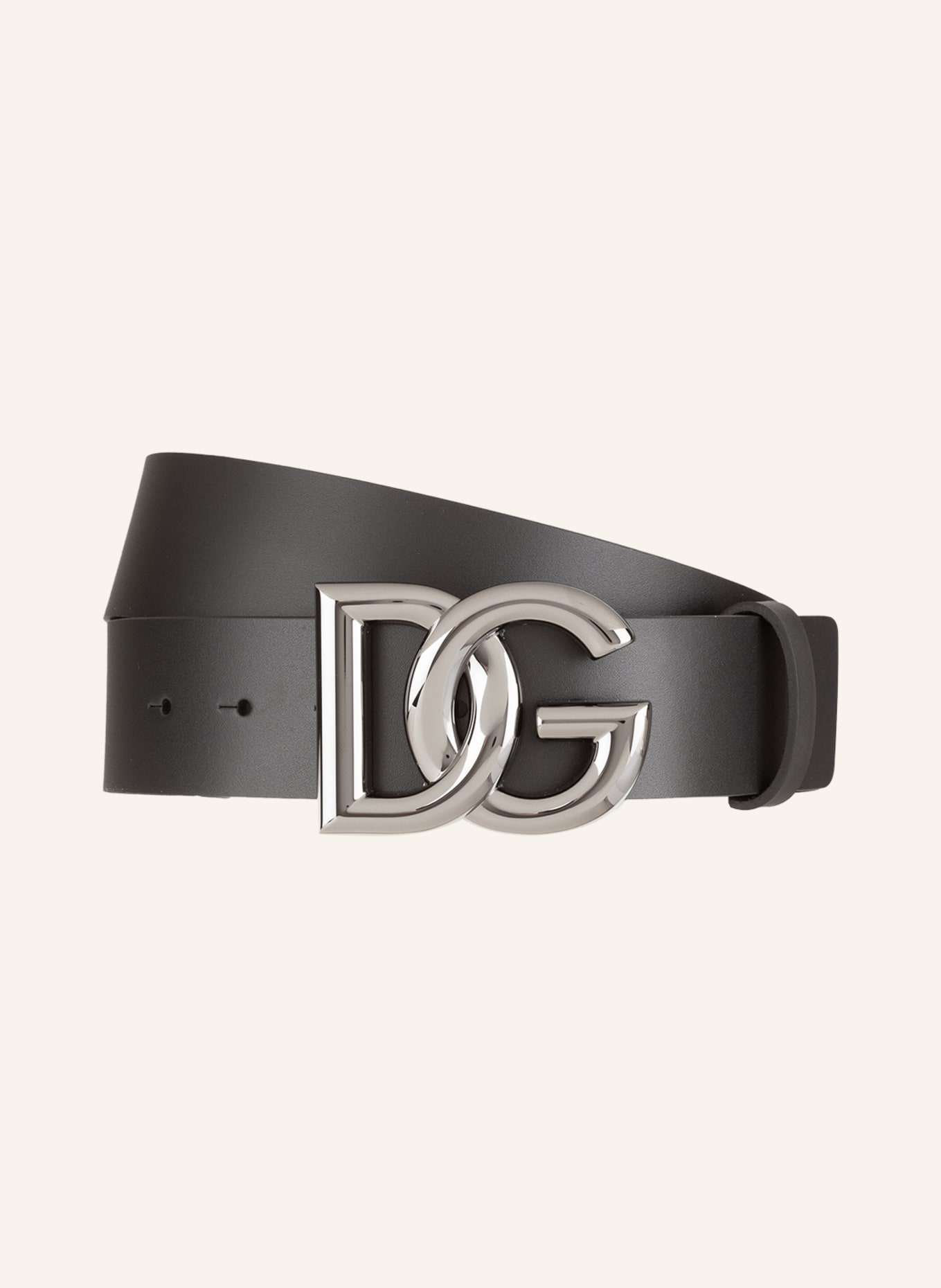 DOLCE & GABBANA Leather belt , Color: BLACK (Image 1)