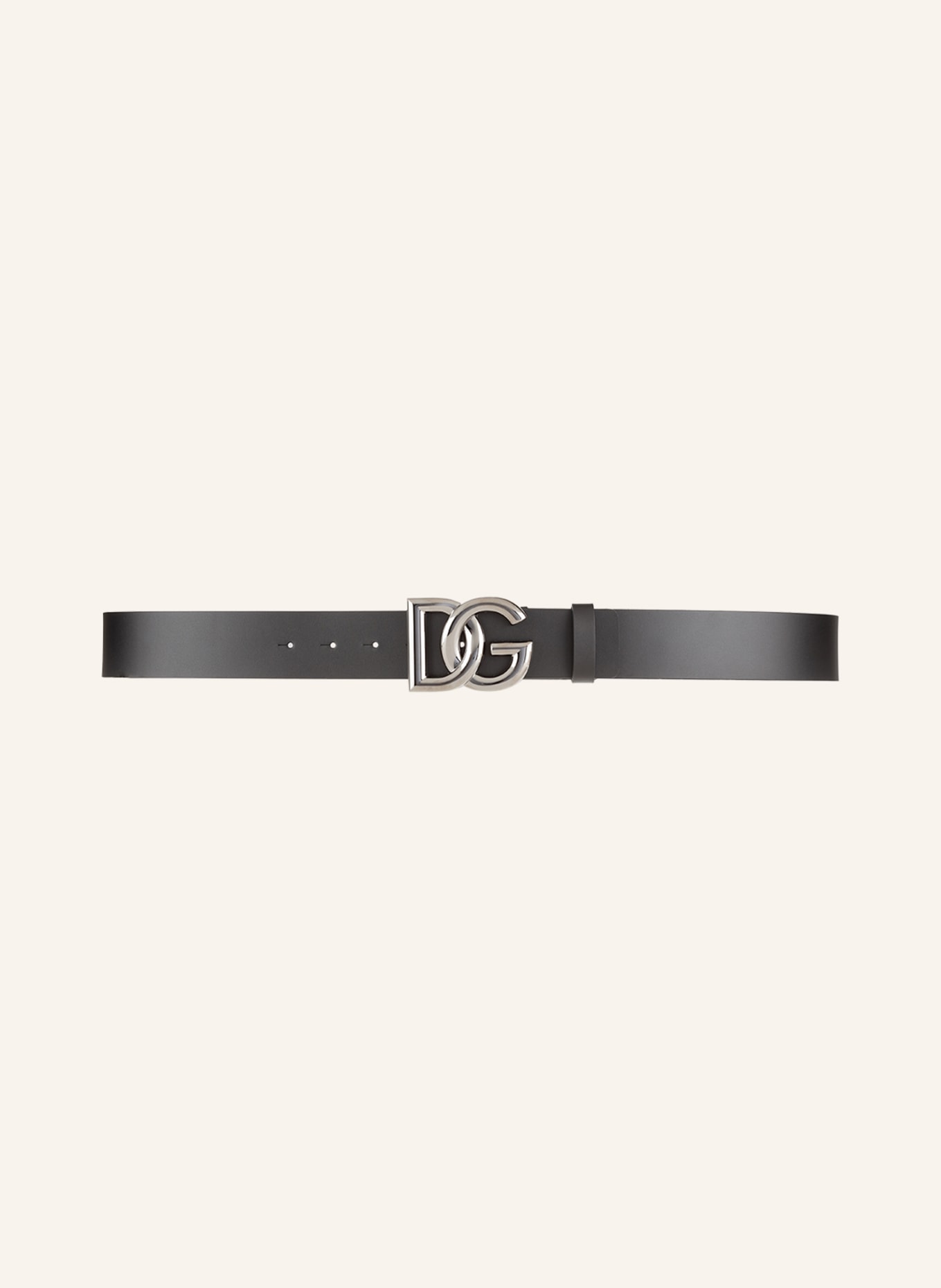 DOLCE & GABBANA Leather belt , Color: BLACK (Image 2)