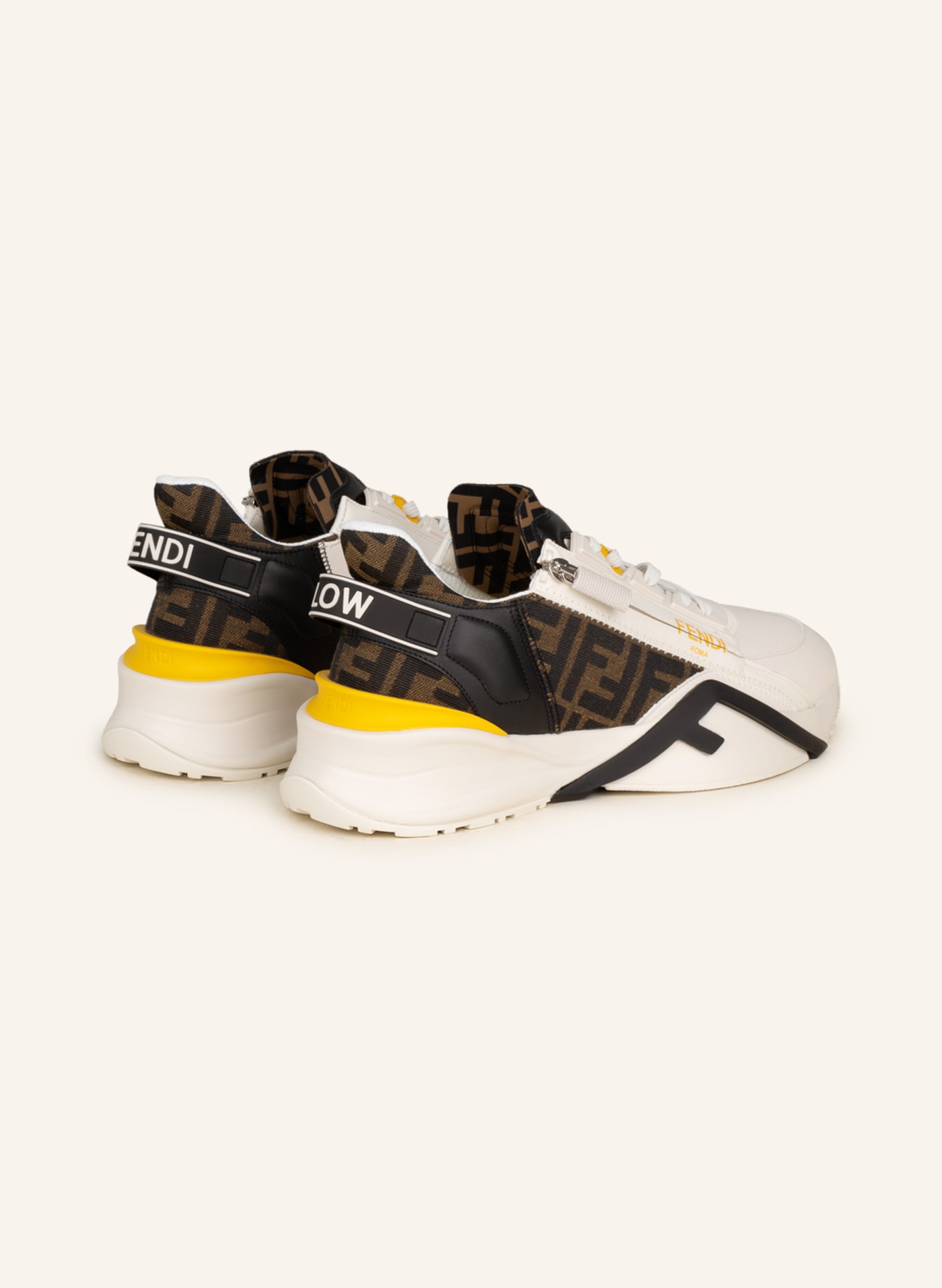 Fendi slip on logo sneakers deals