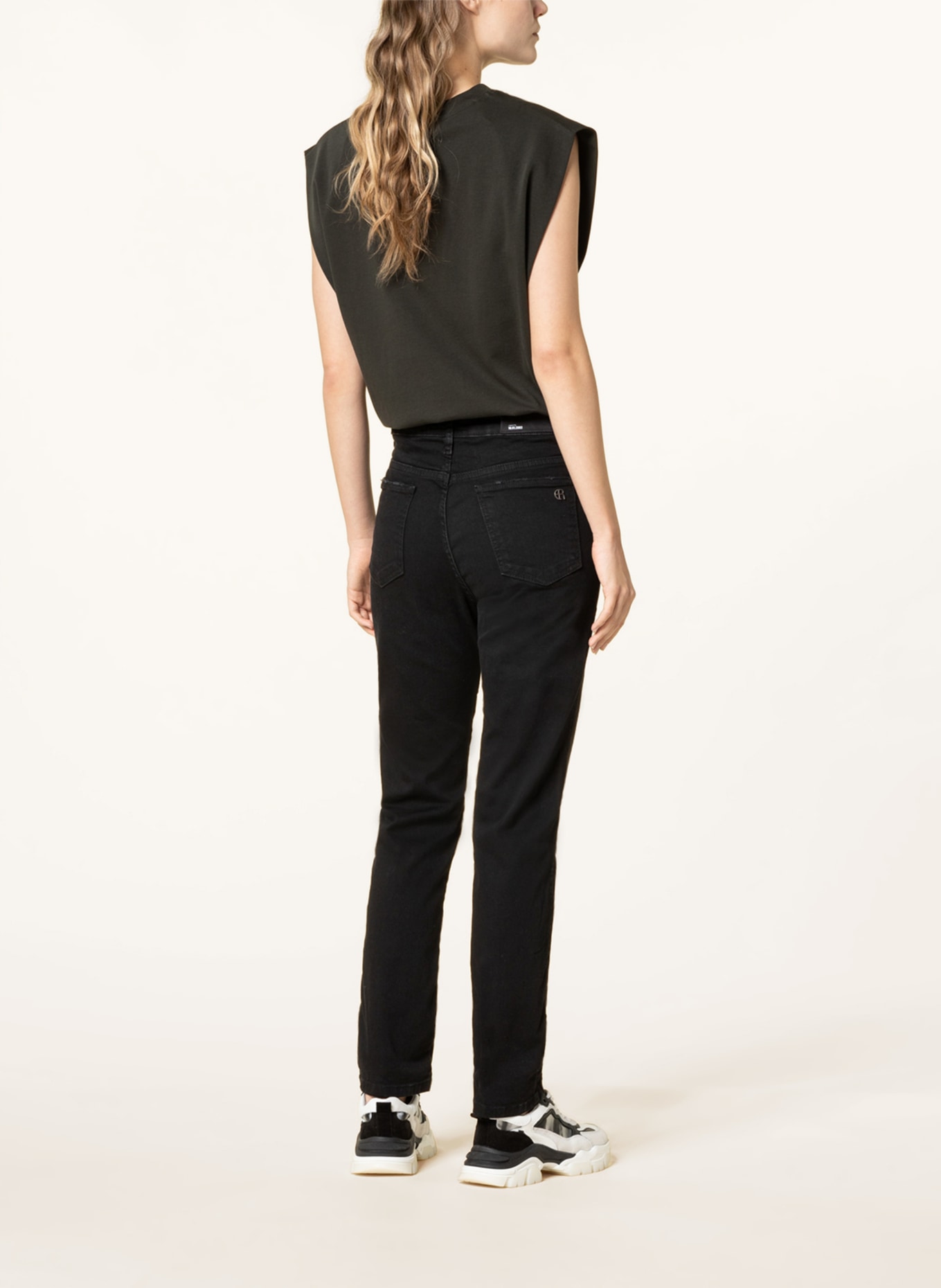 ELIAS RUMELIS Straight Jeans , Farbe: 608 super black (Bild 3)