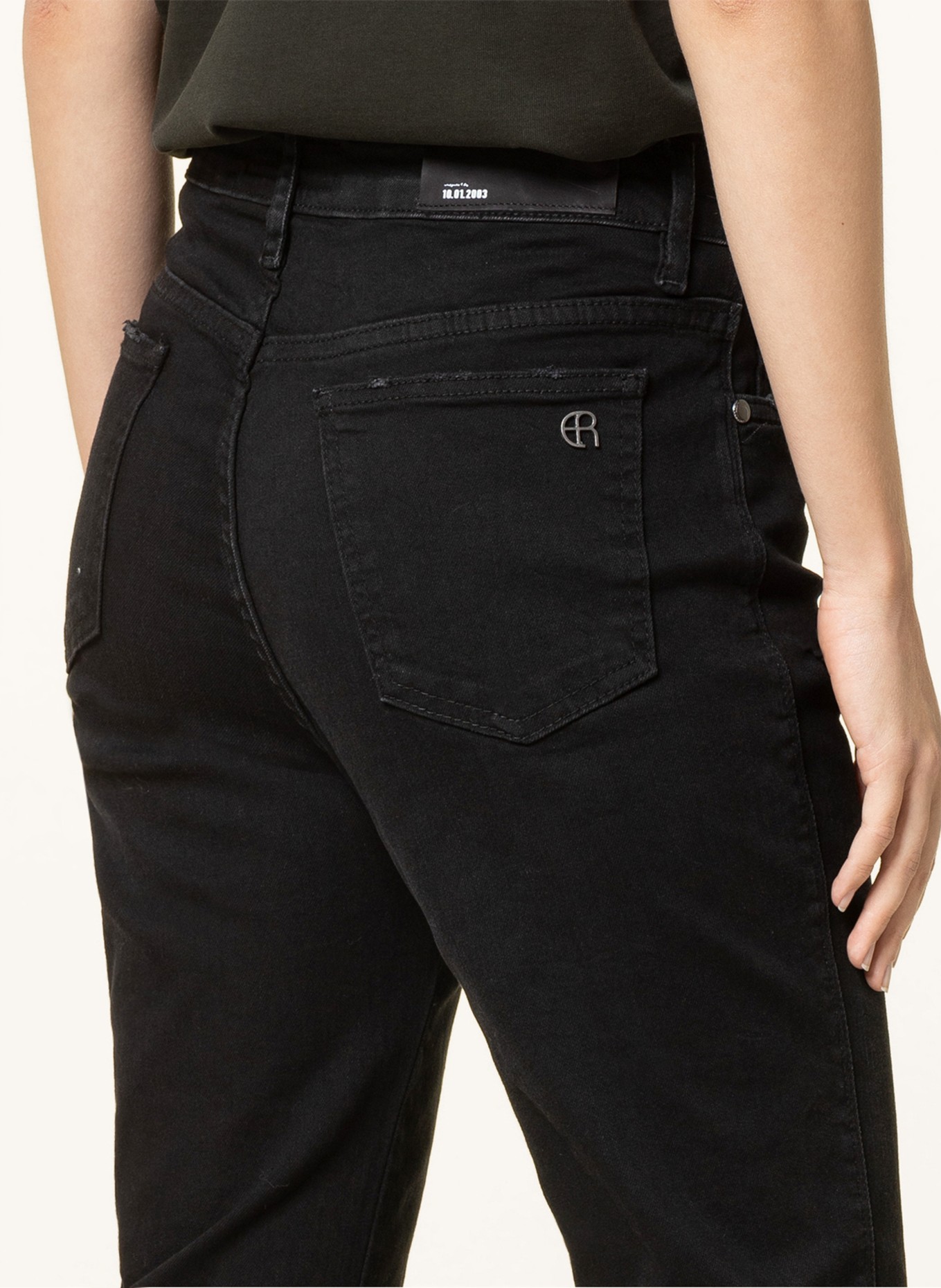 ELIAS RUMELIS Straight Jeans , Farbe: 608 super black (Bild 5)