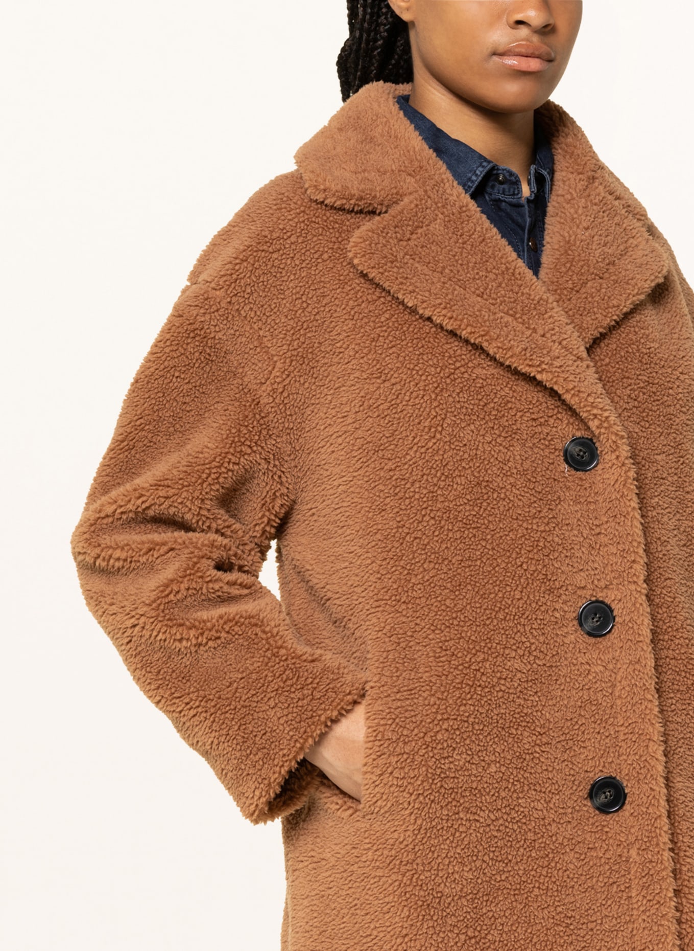 FUCHS SCHMITT Teddy coat , Color: LIGHT BROWN (Image 4)
