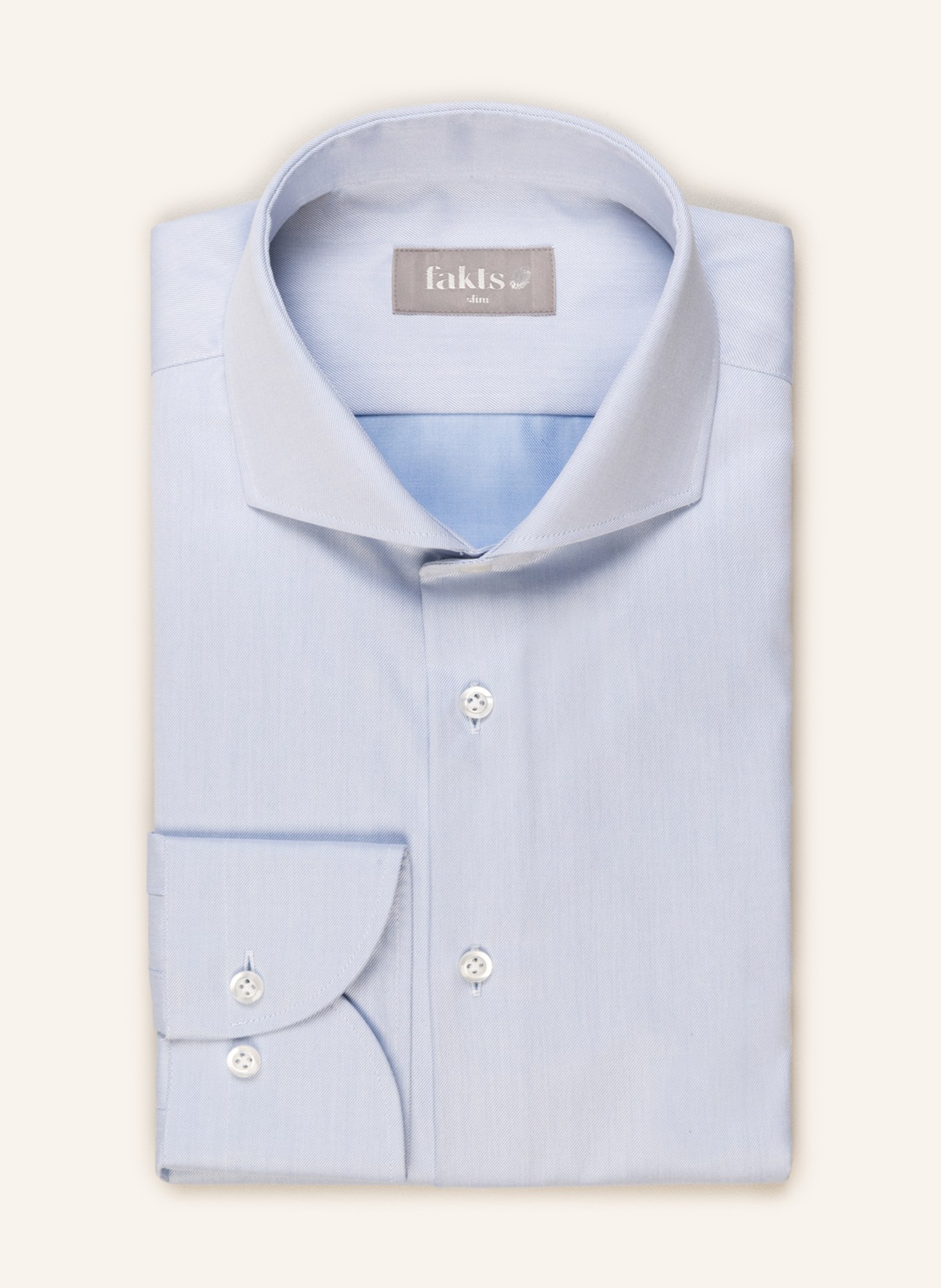 fakts Shirt slim fit, Color: LIGHT BLUE (Image 1)