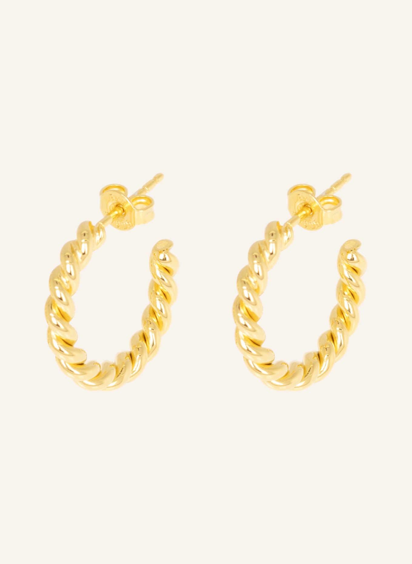 ariane ernst Creole earrings SPIRAL, Color: GOLD (Image 1)