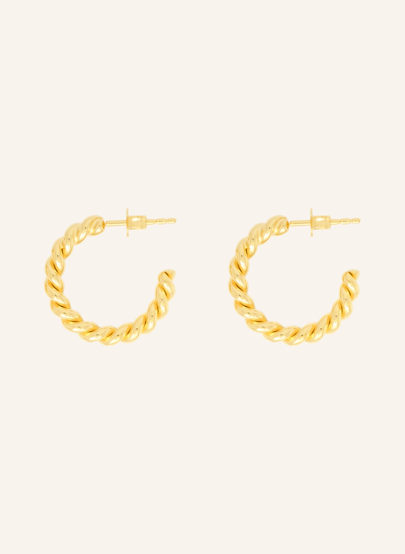 ariane ernst Creole earrings SPIRAL, Color: GOLD (Image 2)