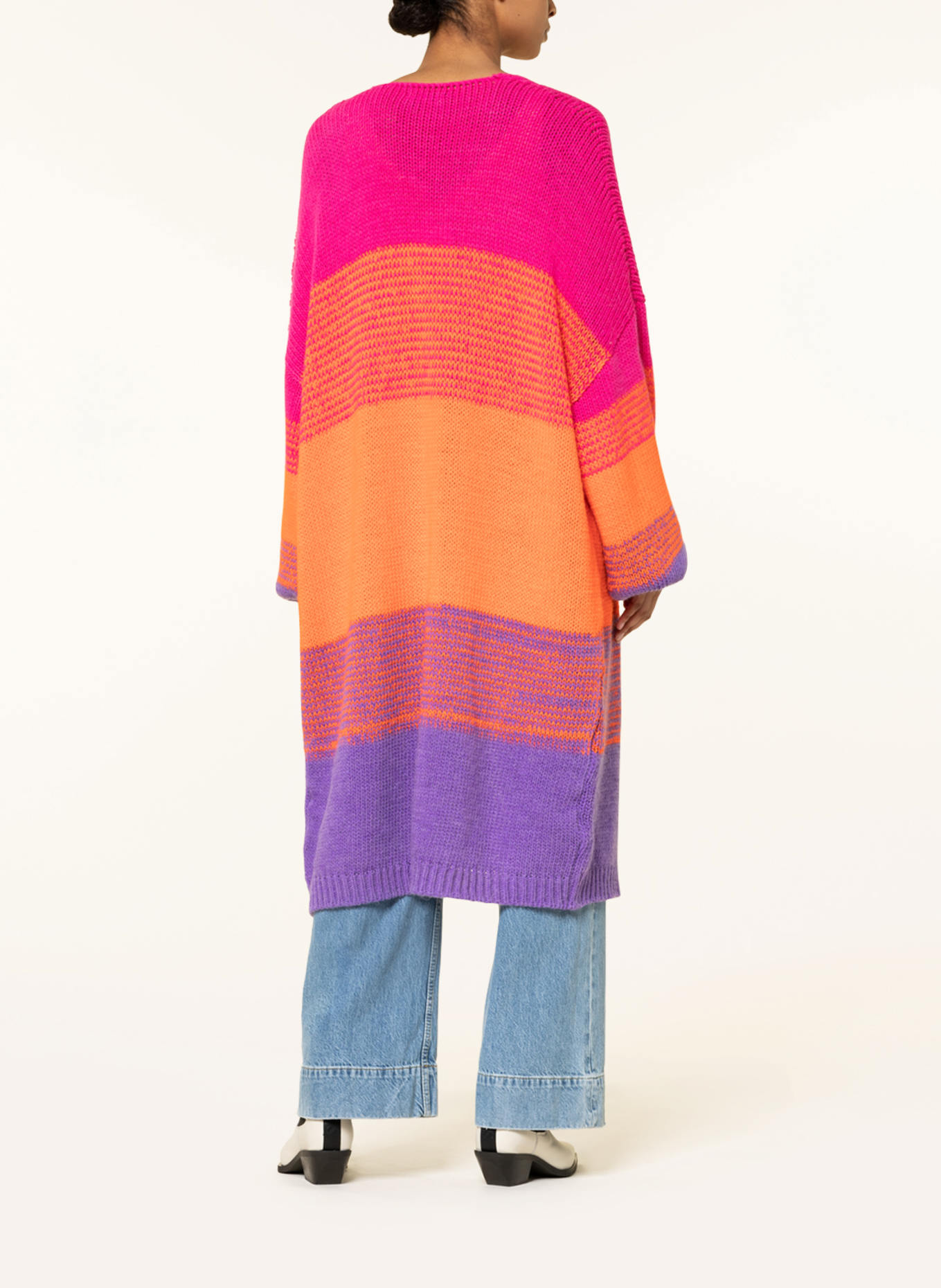 Grace Dzianinowe wdzianko: JASKRAWY POMARAŃCZOWY / JASNOFIOLETOWY / MOCNORÓŻOWY