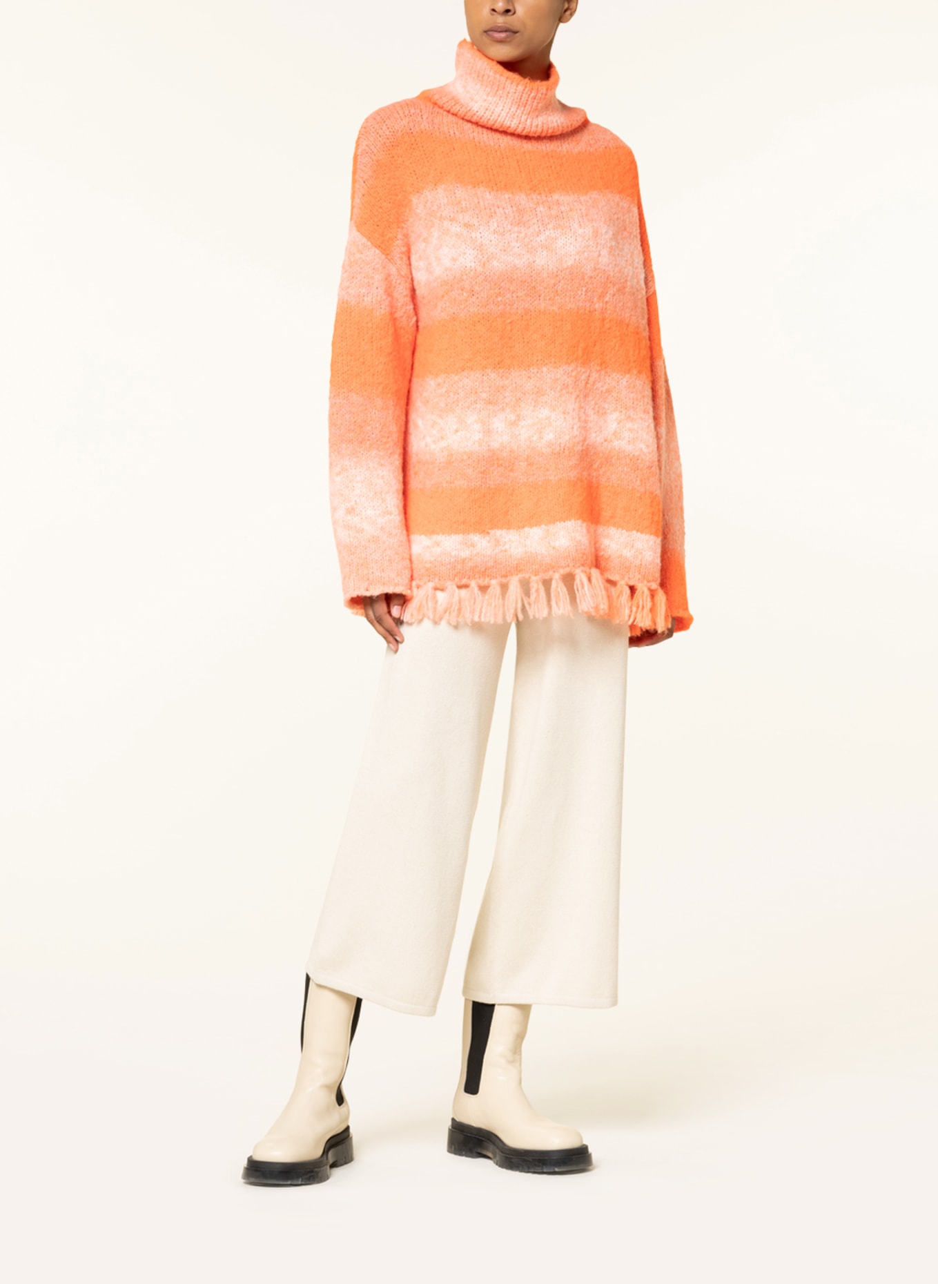 Grace Sweater, Color: ORANGE (Image 2)