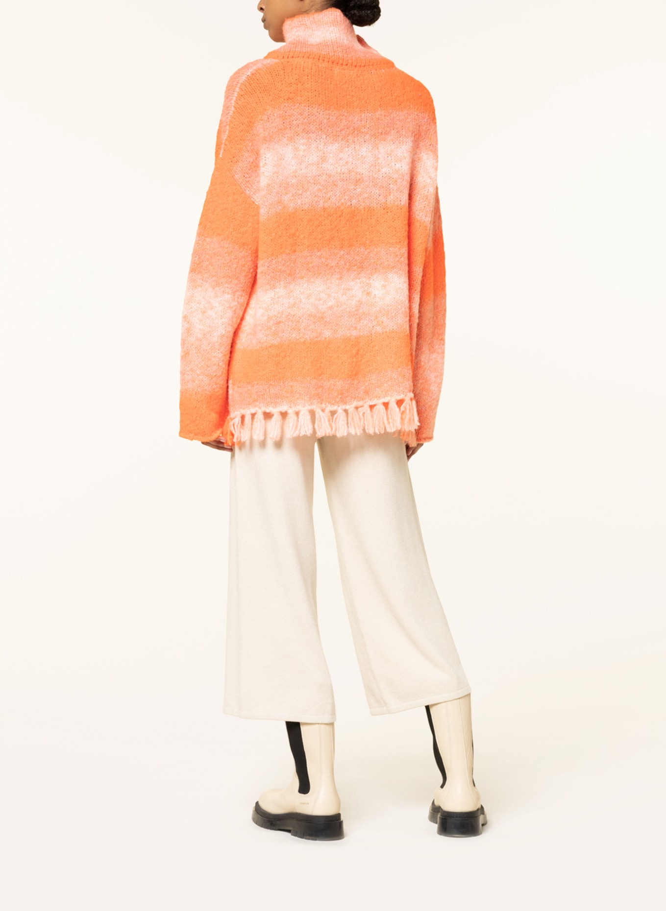 Grace Sweater, Color: ORANGE (Image 3)