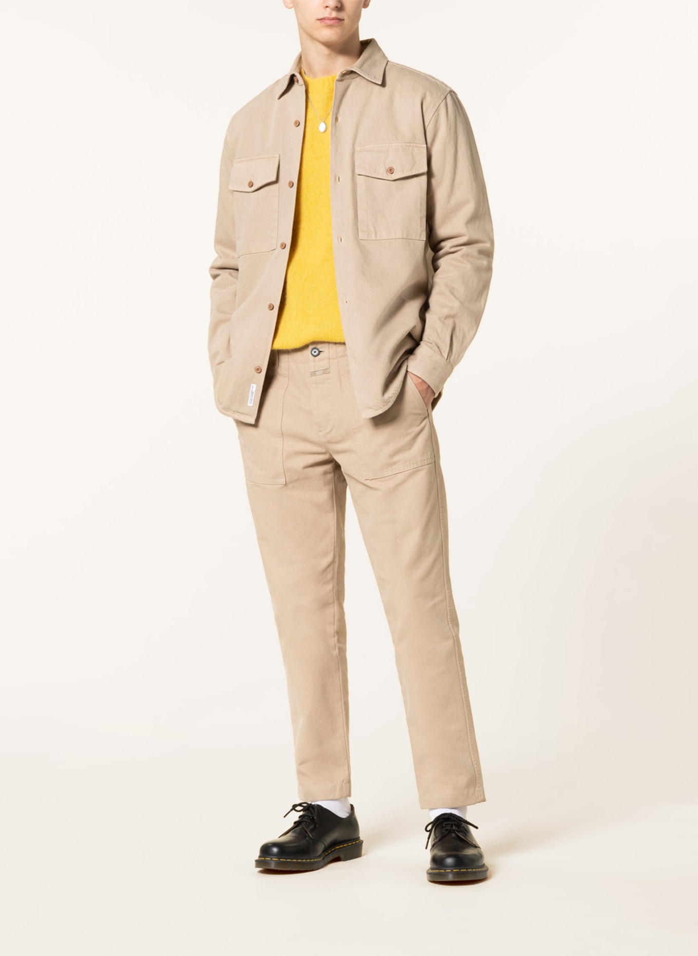 CLOSED Trousers KOBE tapered fit, Color: BEIGE (Image 2)
