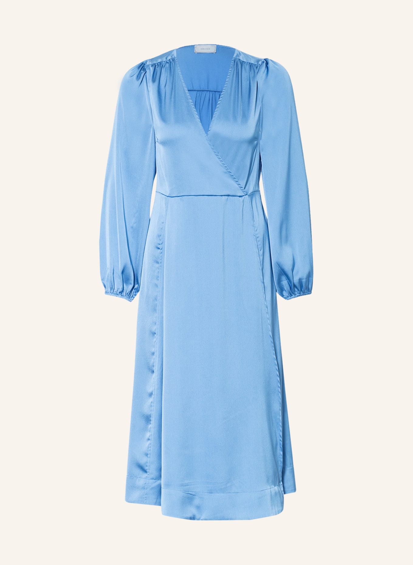 NEO NOIR Dress HANNAH in wrap look, Color: LIGHT BLUE (Image 1)