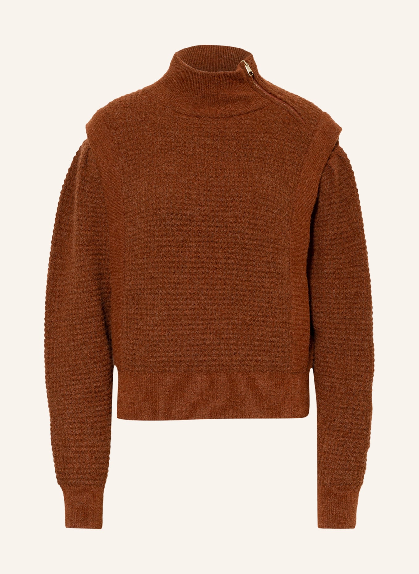 BOSS Sweater FARMENIA with alpaca, Color: BROWN (Image 1)